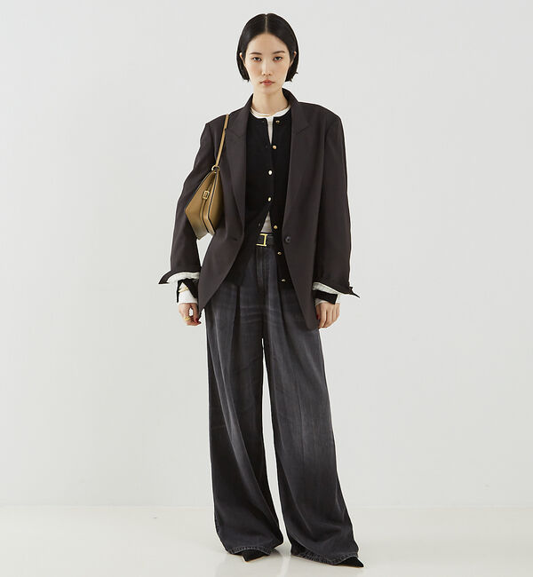 The Store by C' 「【HAIKURE】CANDY BLACK TENCEL ASIANFIT／ブラッ」|デニム|