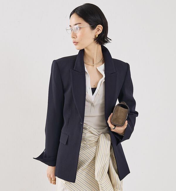 The Store by C' 「【TWP】HER FIT BLAZER／テーラードジャケット」|テーラードジャケット|ダークネイビー
