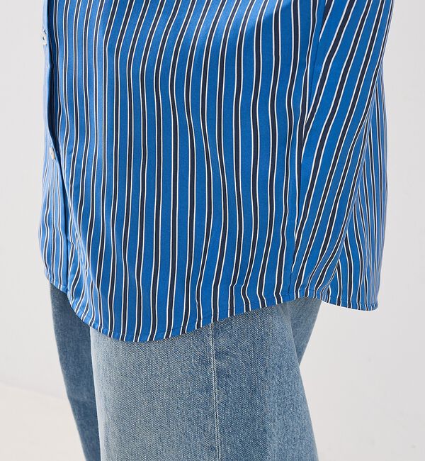 The Store by C' 「【TOTEME】OVERSIZED STRIPED SHIRT／オーバーサイズス」|シャツ・ブラウス|