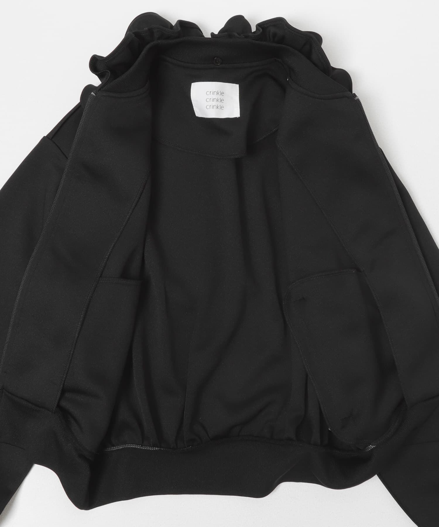 URBAN RESEARCH「『別注』crinkle crinkle crinkle&times;URBAN RESEARCH　FRILL COLLER TRACK JACKET」|ブルゾン・スタジャン|