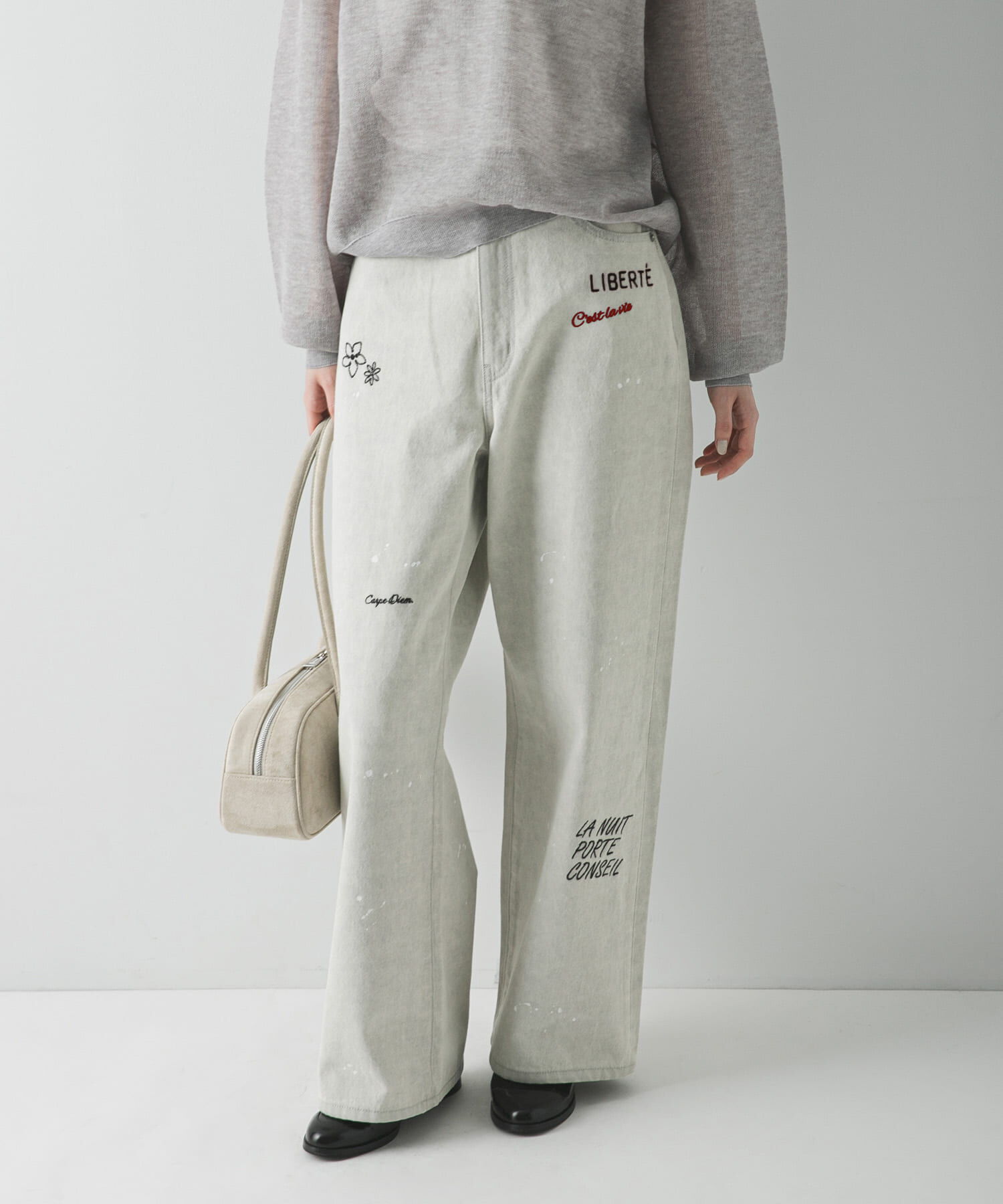 URBAN RESEARCH「『別注』PICCADILLY&times;URBAN RESEARCH　刺繍デニムパンツ」|デニム|