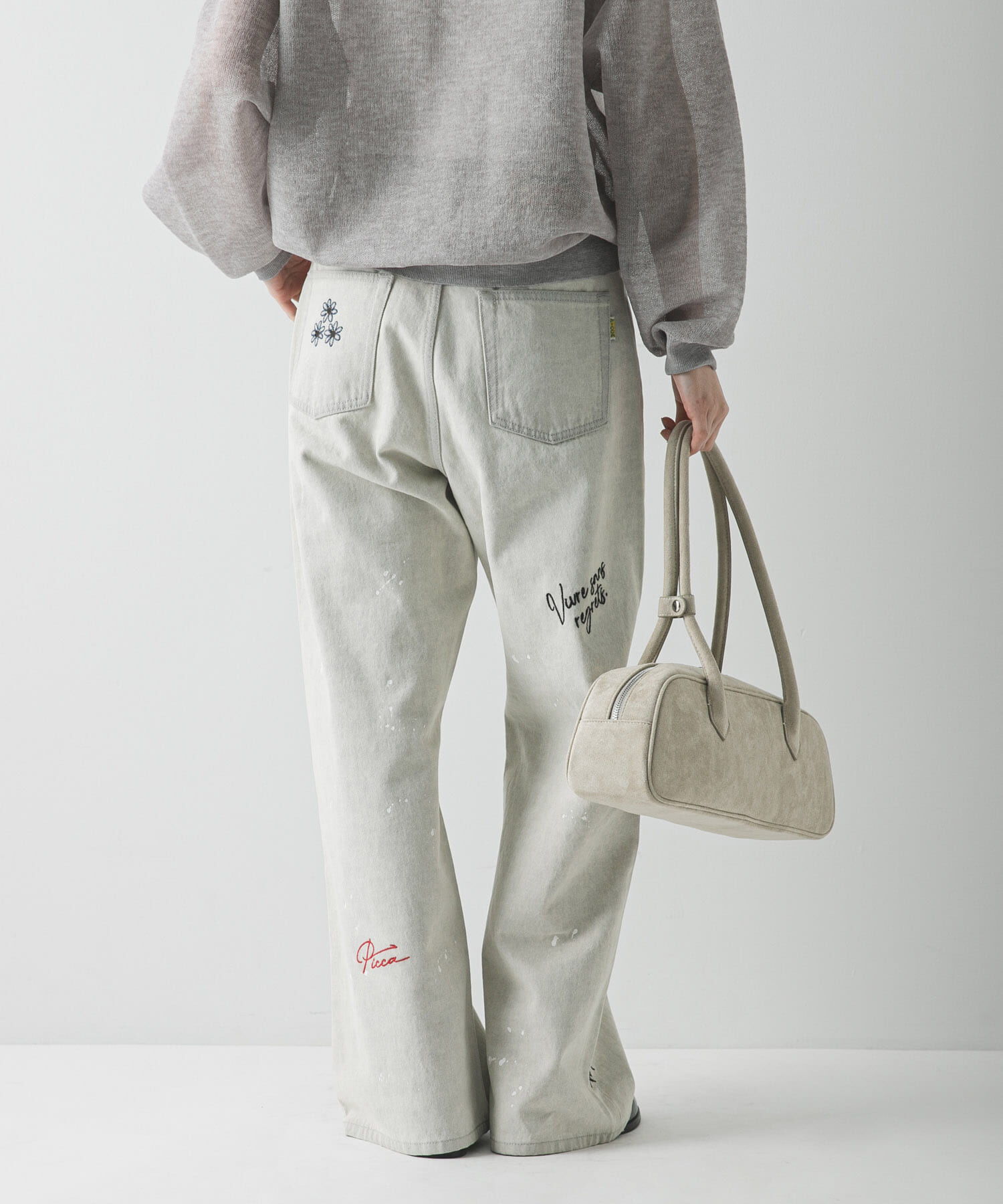 URBAN RESEARCH「『別注』PICCADILLY&times;URBAN RESEARCH　刺繍デニムパンツ」|デニム|