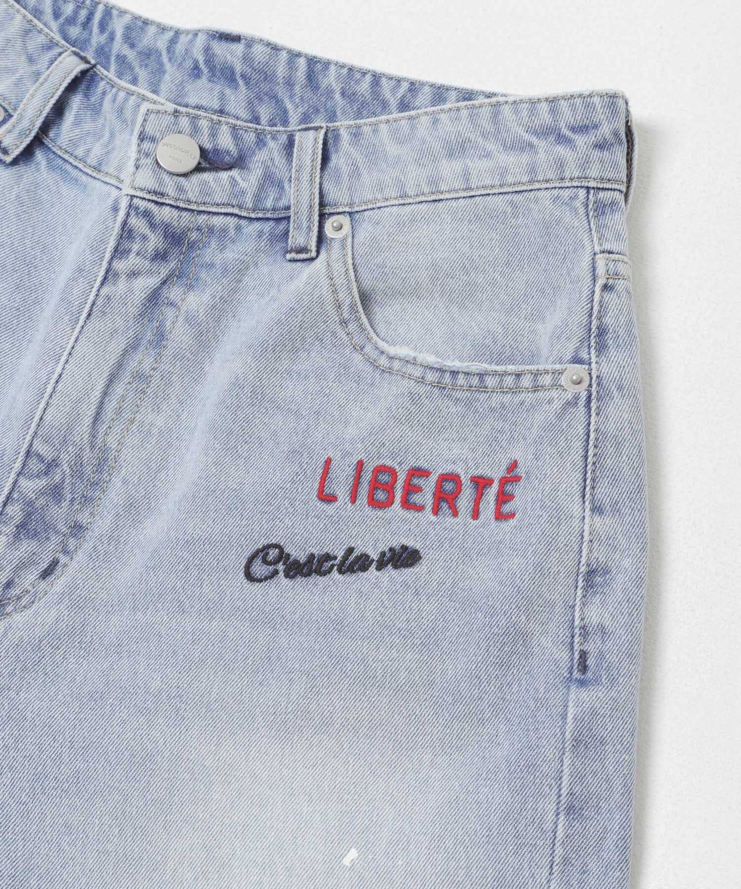 URBAN RESEARCH「『別注』PICCADILLY&times;URBAN RESEARCH　刺繍デニムパンツ」|デニム|