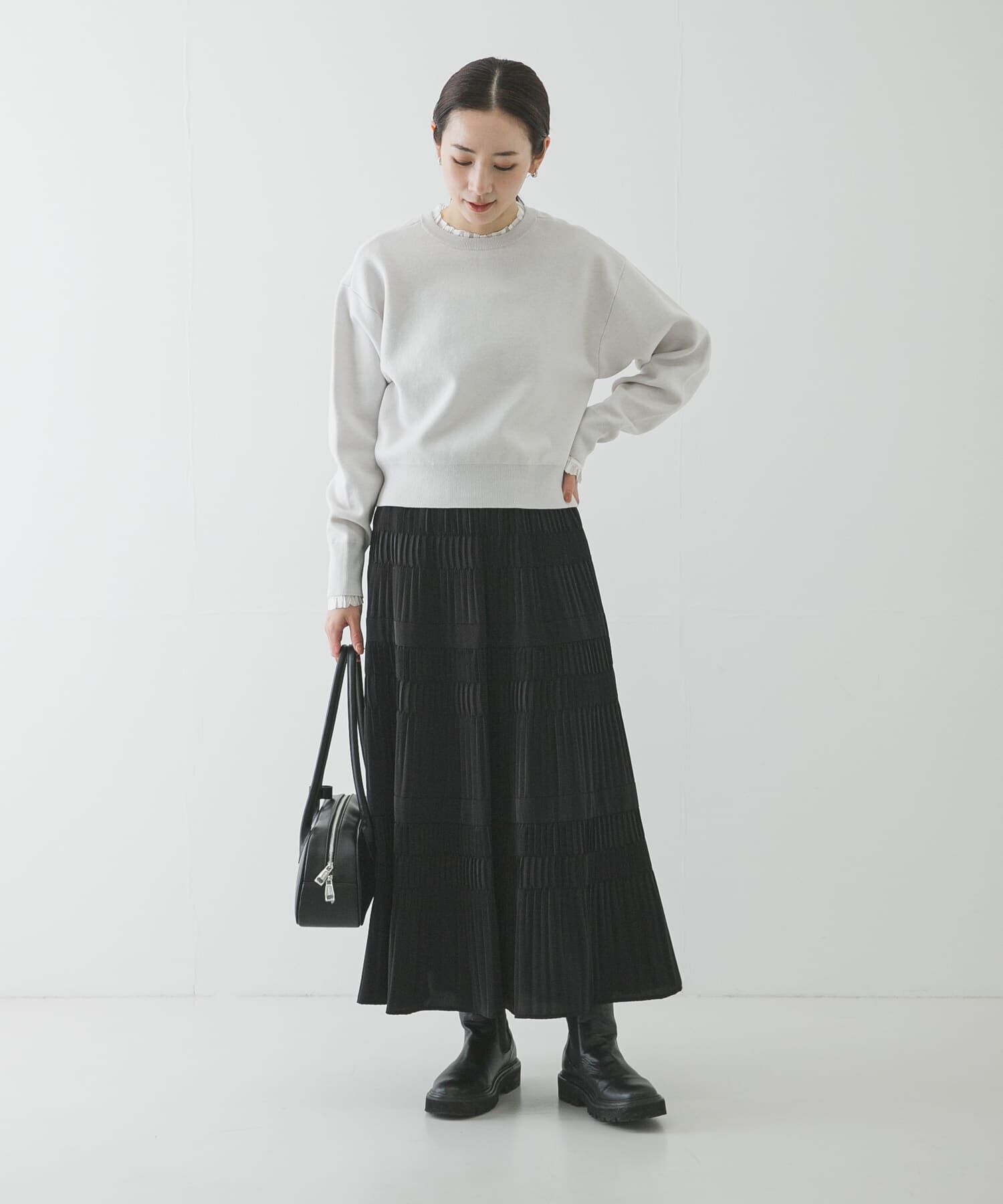 URBAN RESEARCH「フリルデザインシアーカットソー」|Tシャツ・カットソー|