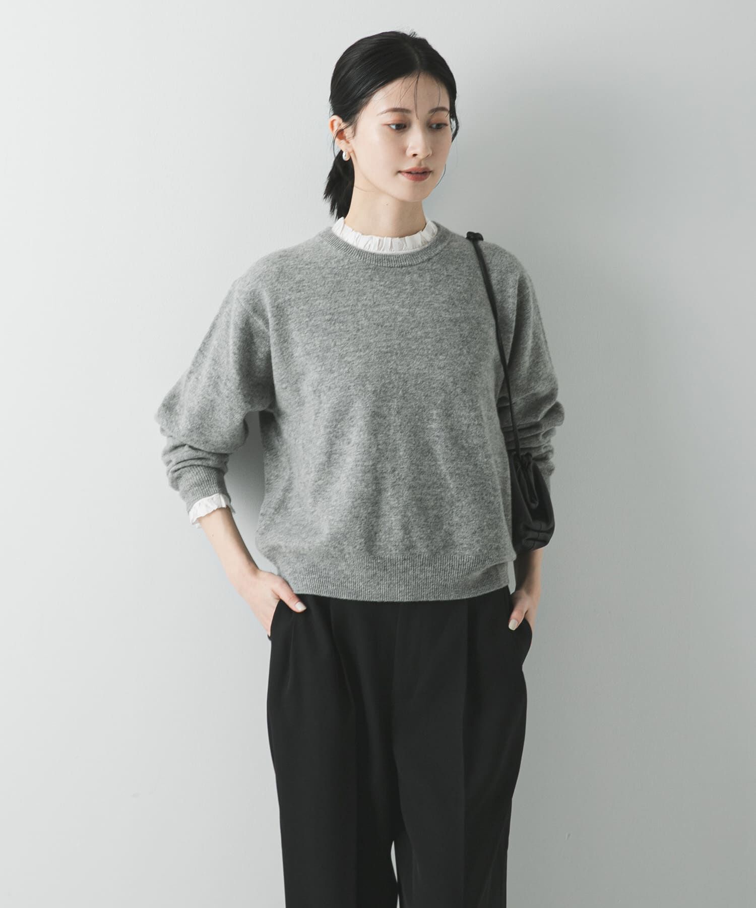 URBAN RESEARCH「フリルデザインシアーカットソー」|Tシャツ・カットソー|