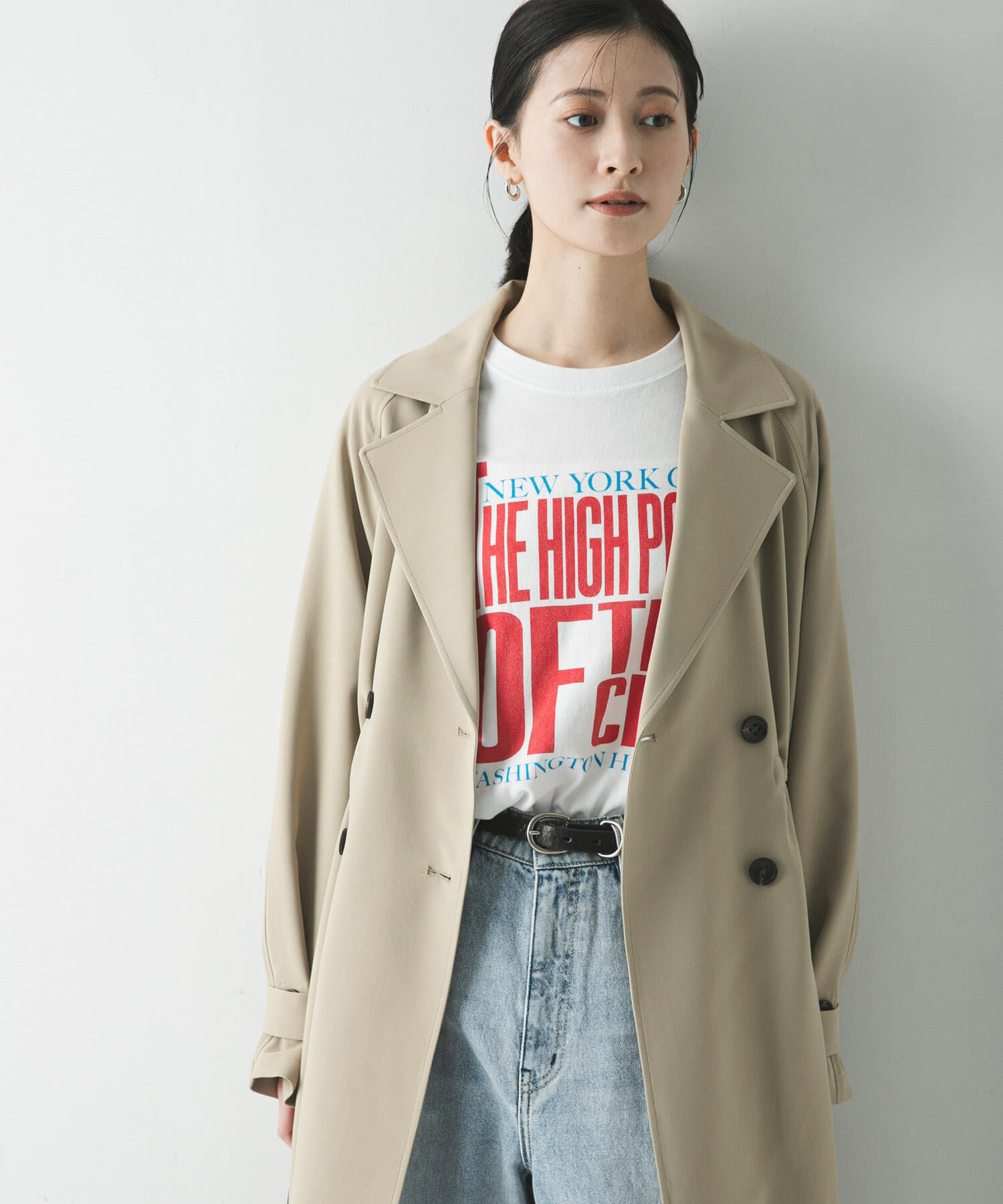 URBAN RESEARCH「『撥水/UVカット』ドロストトレンチコート」|トレンチコート|