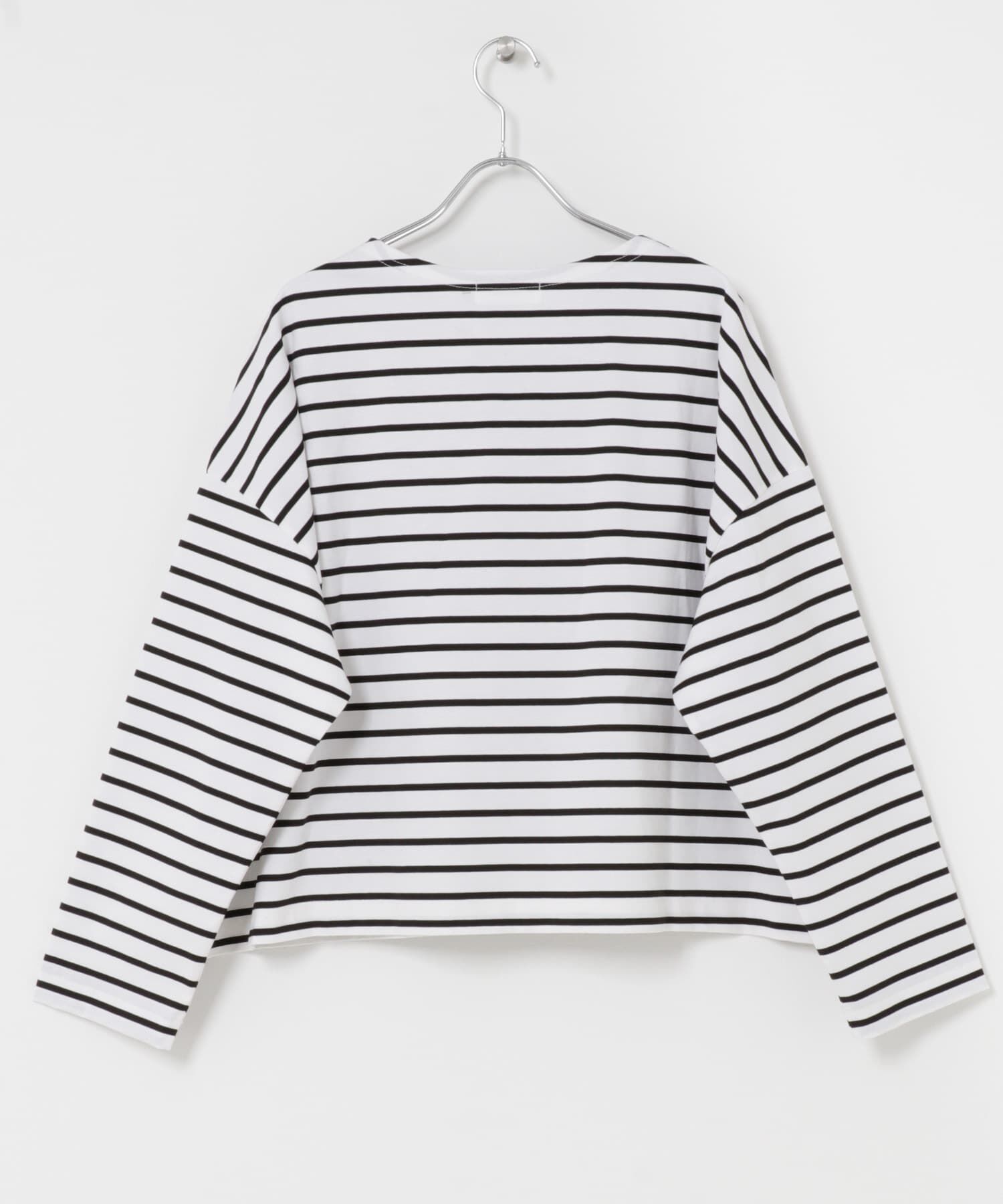 かぐれ「クロップドボーダーカットソー」|Tシャツ・カットソー|