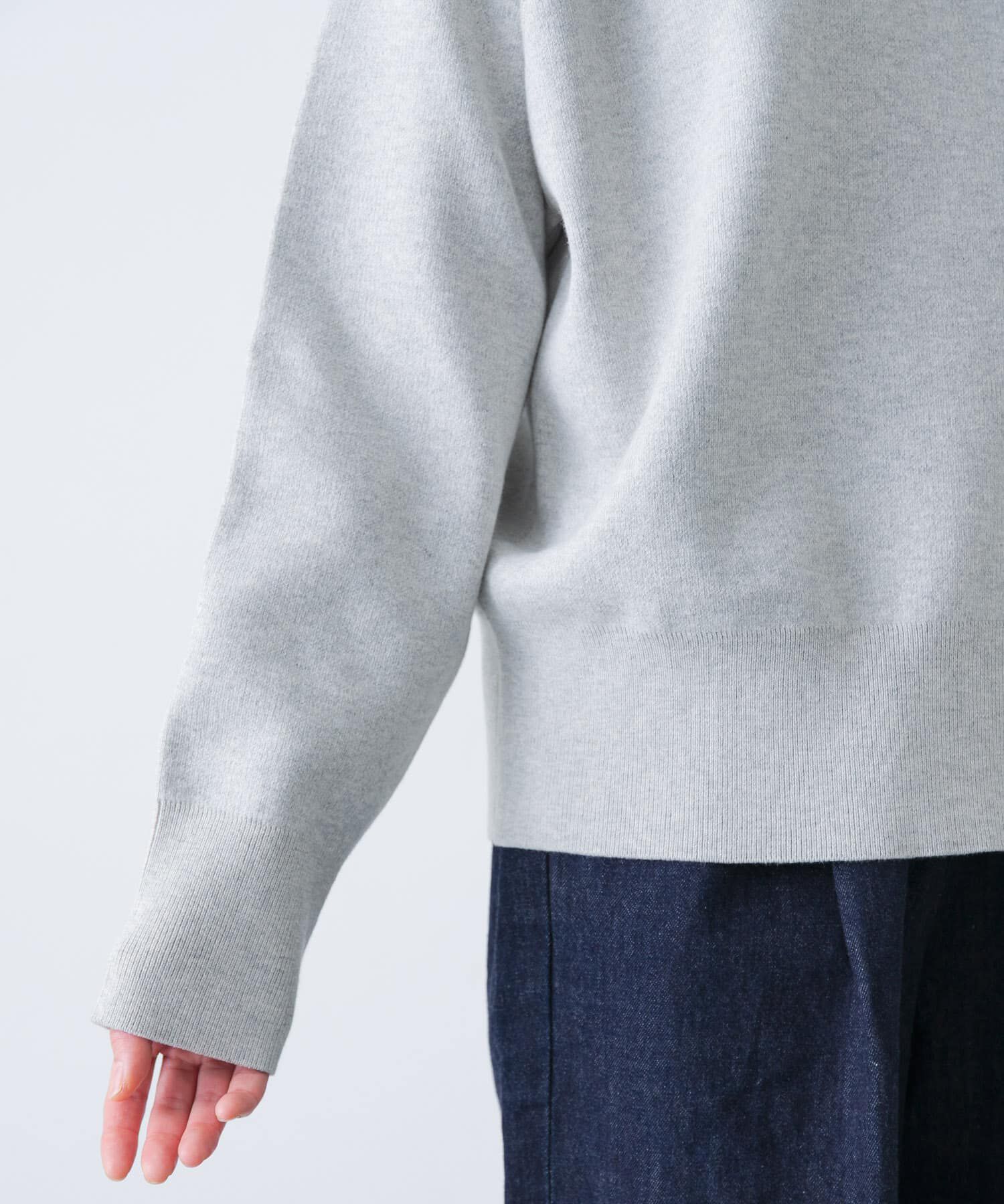 かぐれ「コットンスウェットニット」|ニット・セーター|