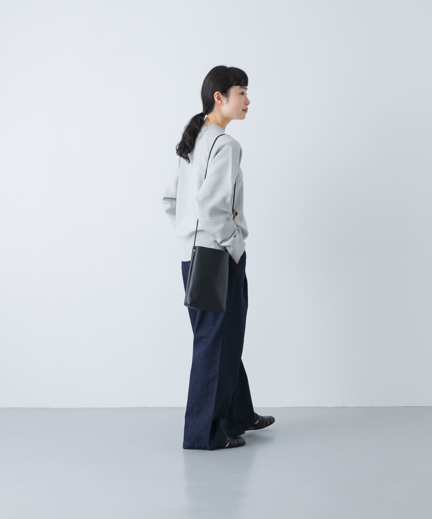 かぐれ「コットンスウェットニット」|ニット・セーター|