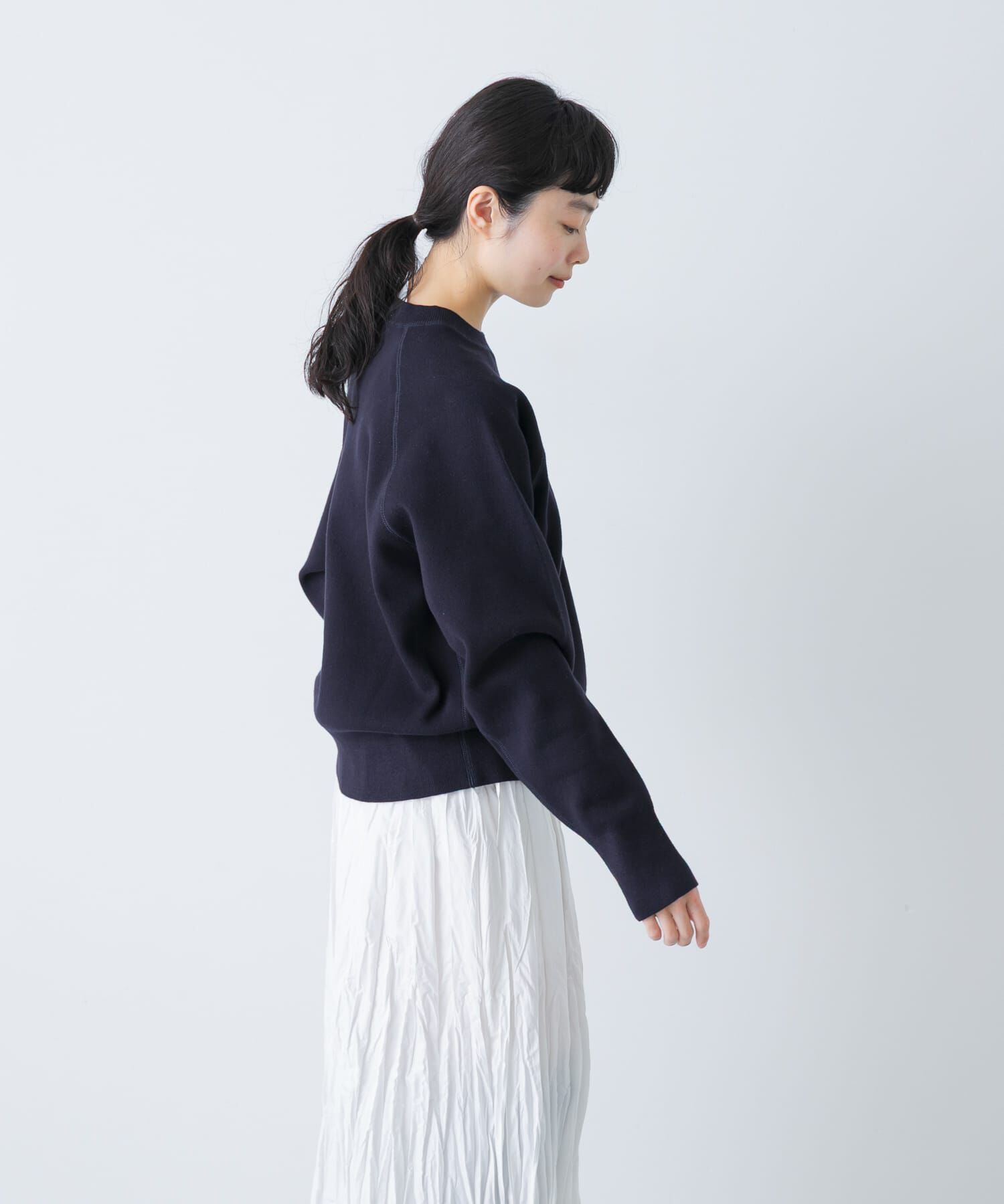 かぐれ「コットンスウェットニット」|ニット・セーター|