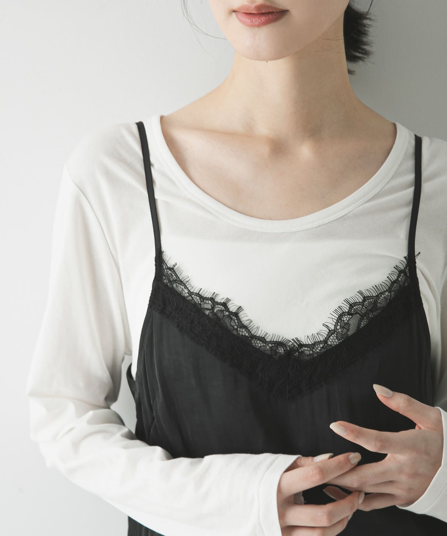 URBAN RESEARCH「2WAYシアーカットソー」|Tシャツ・カットソー|オフホワイト