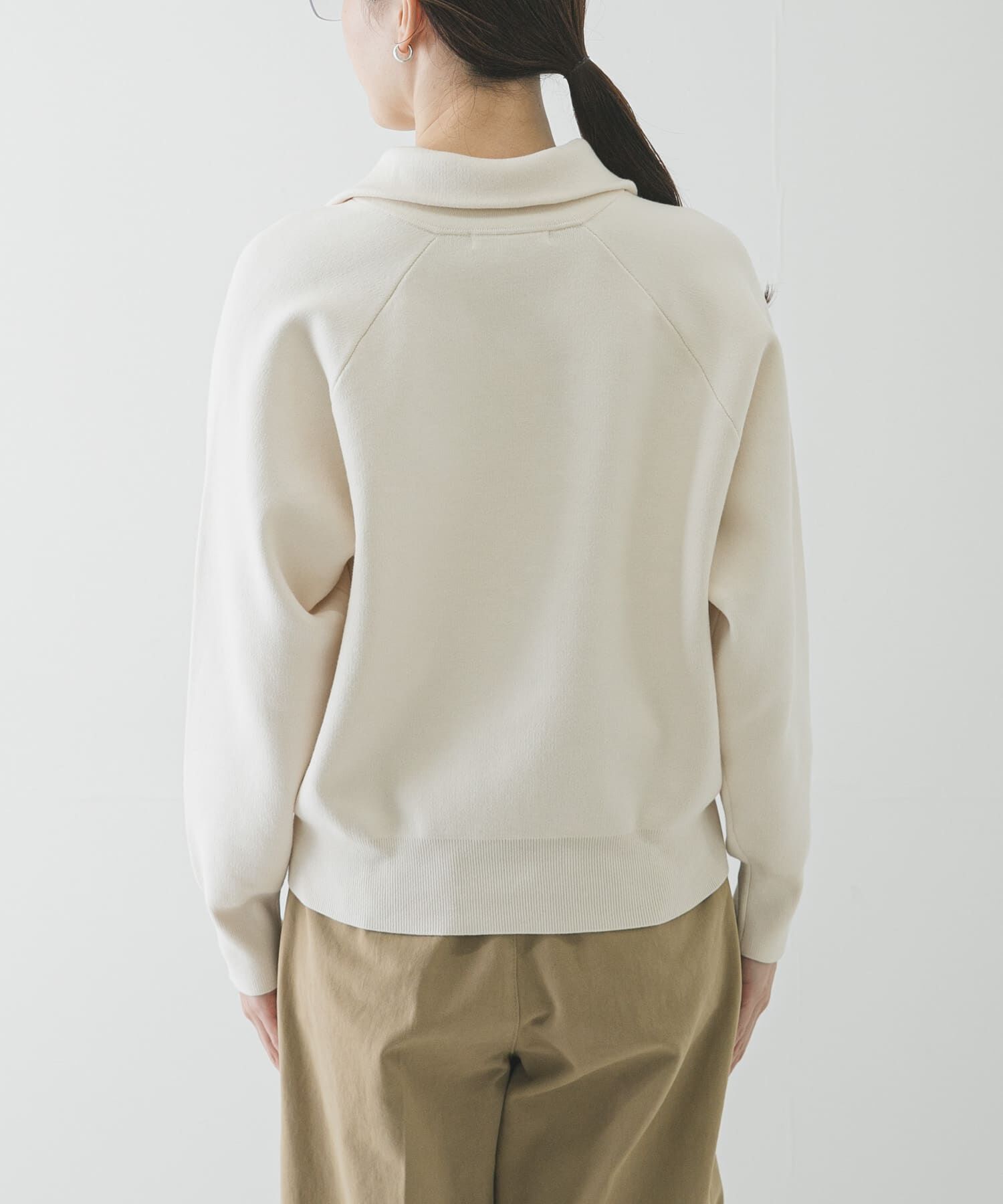 URBAN RESEARCH「ハーフジップスウェットニット」|スウェット・ジャージ|