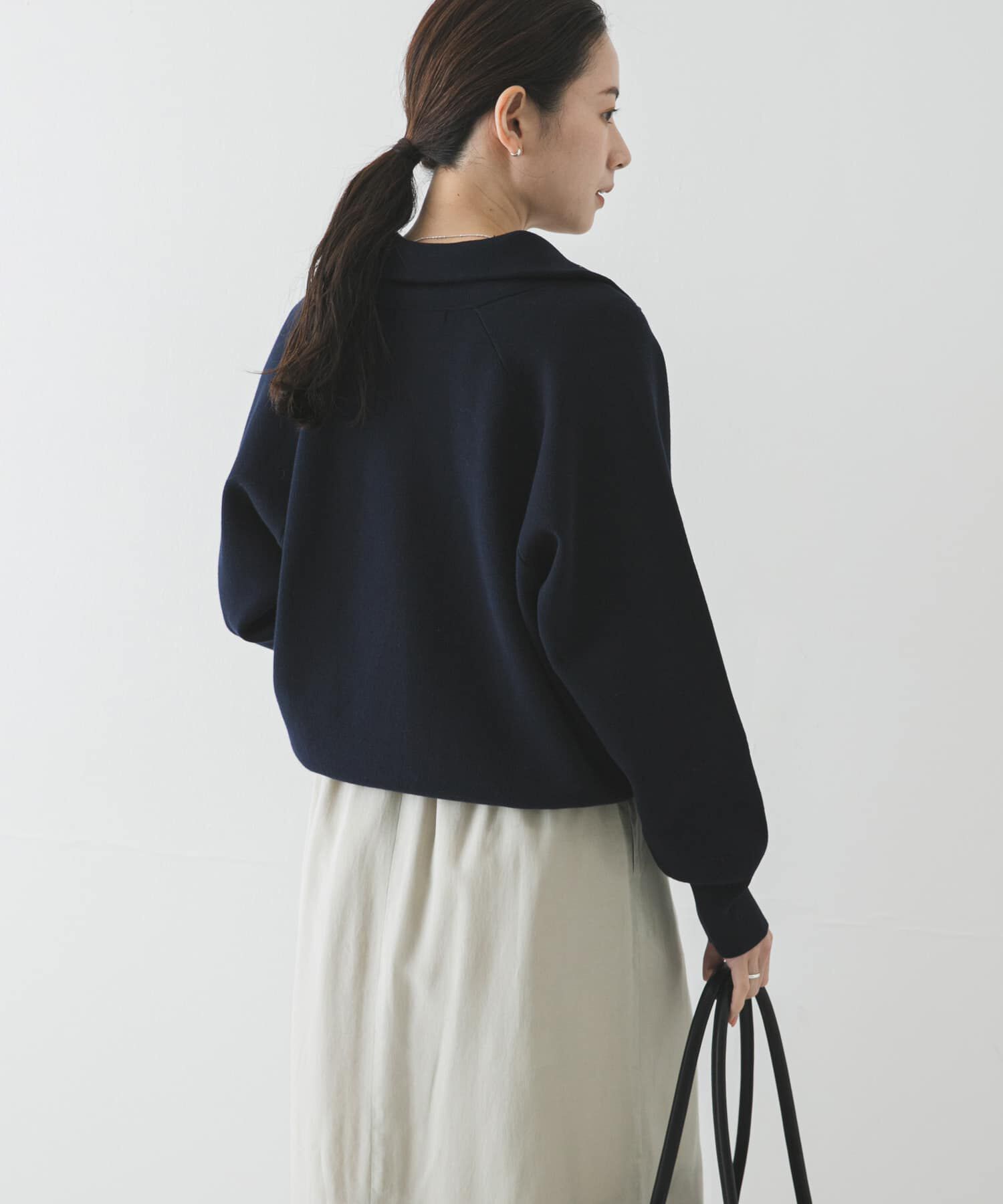 URBAN RESEARCH「ハーフジップスウェットニット」|スウェット・ジャージ|