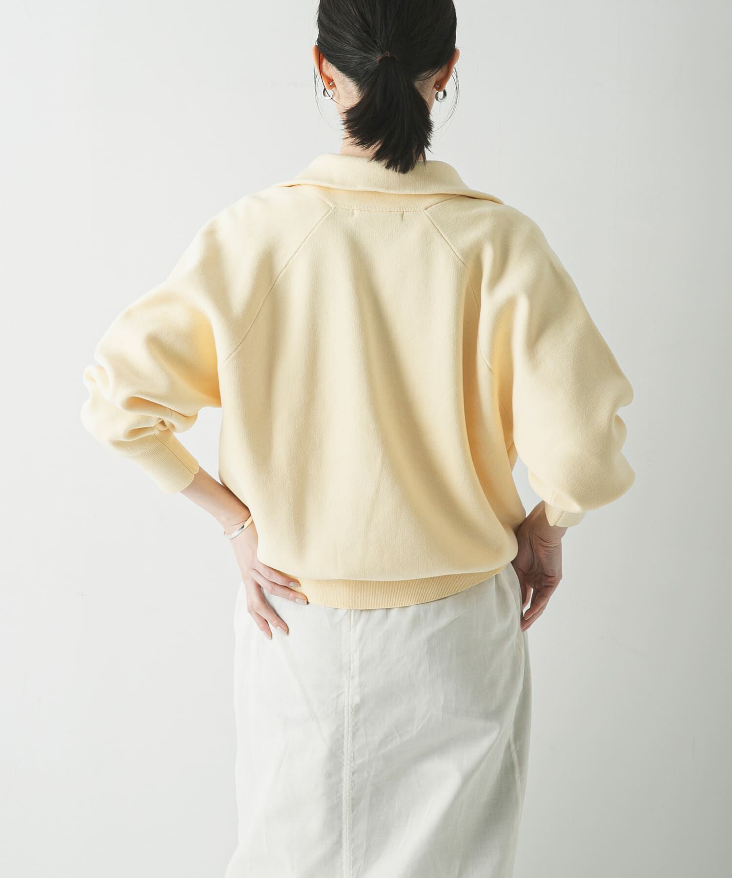 URBAN RESEARCH「ハーフジップスウェットニット」|スウェット・ジャージ|