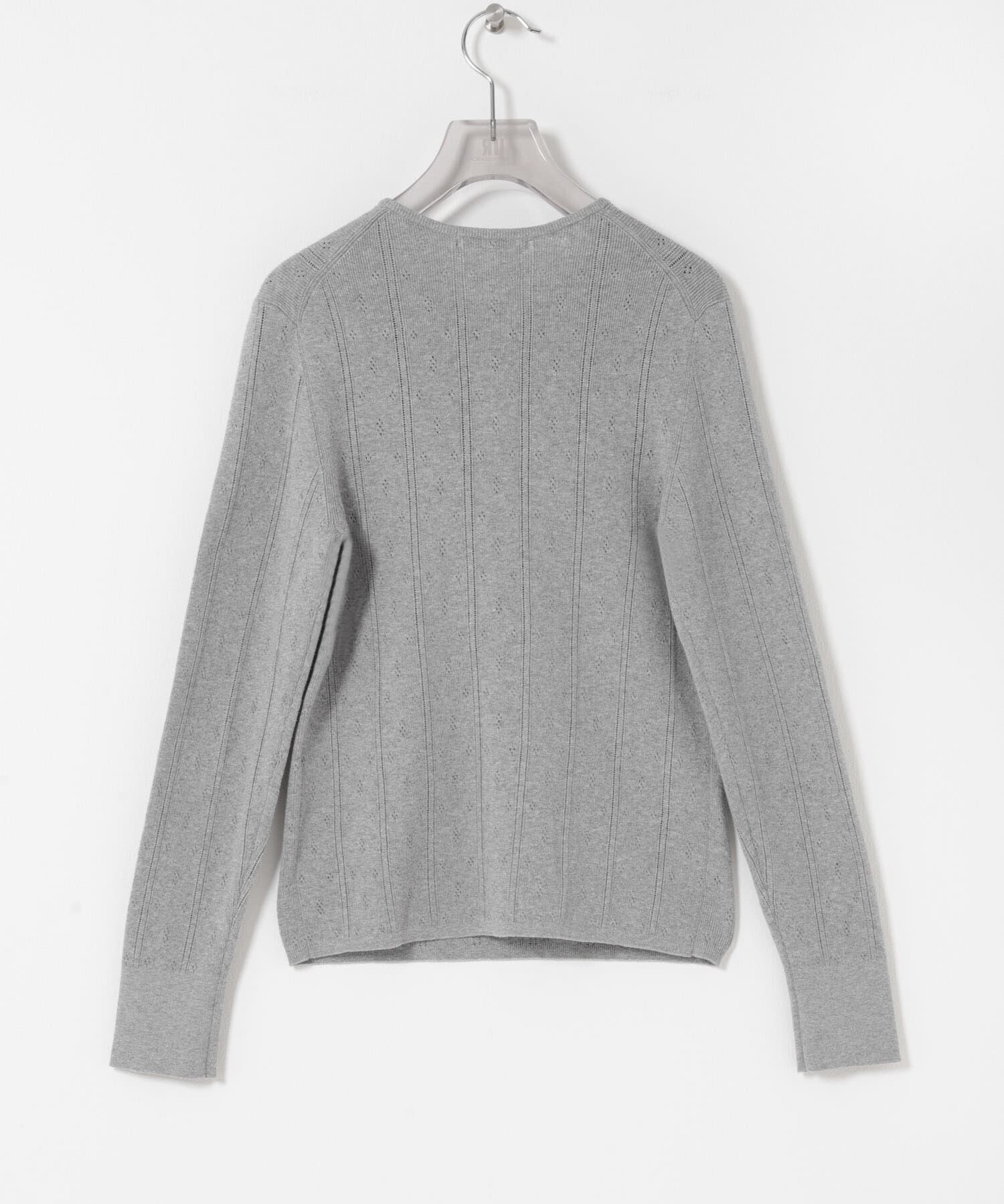 URBAN RESEARCH「パターンメッシュヘンリーネックニット」|ニット・セーター|