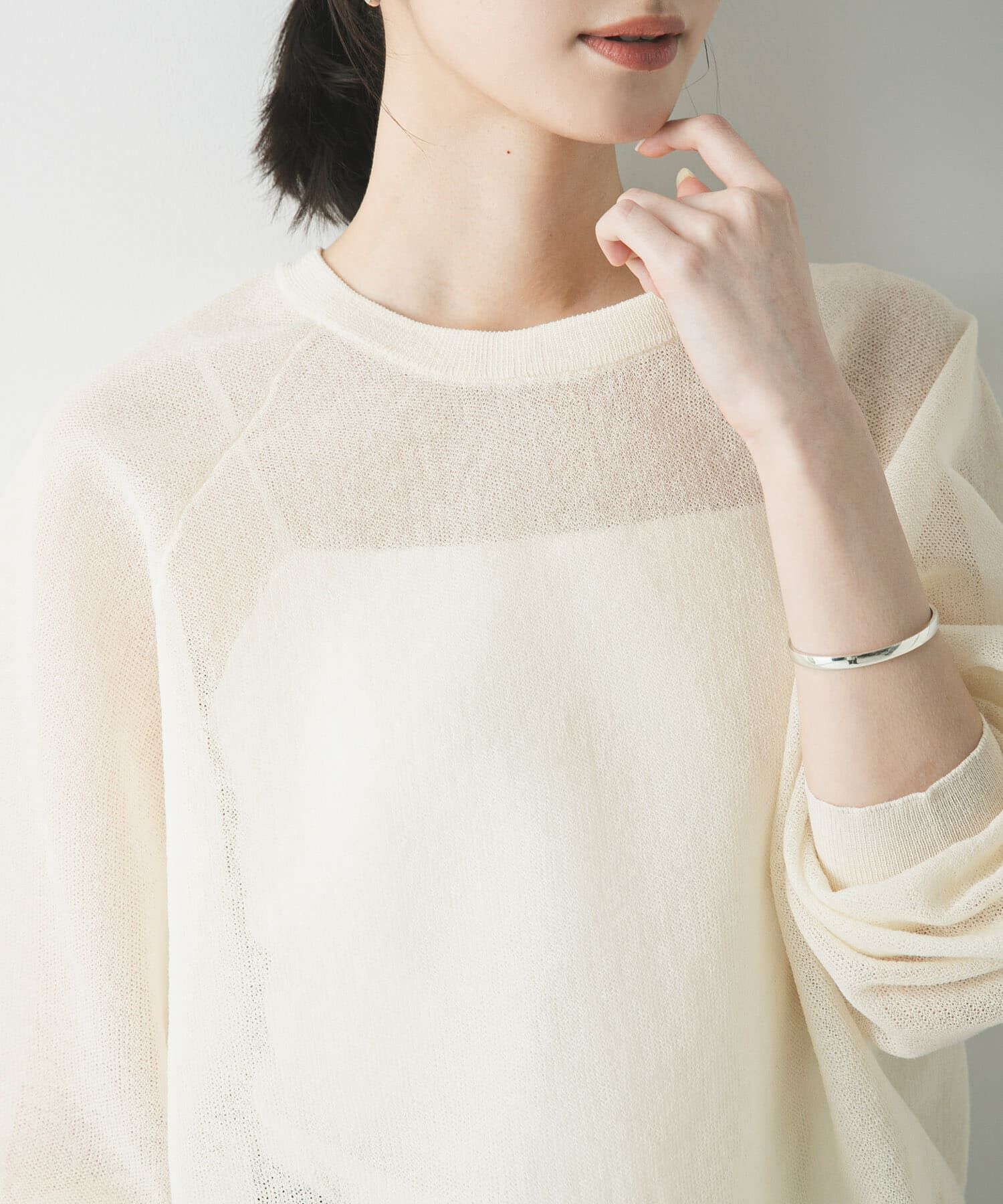 URBAN RESEARCH「リネン混スポンディッシュニット」|ニット・セーター|