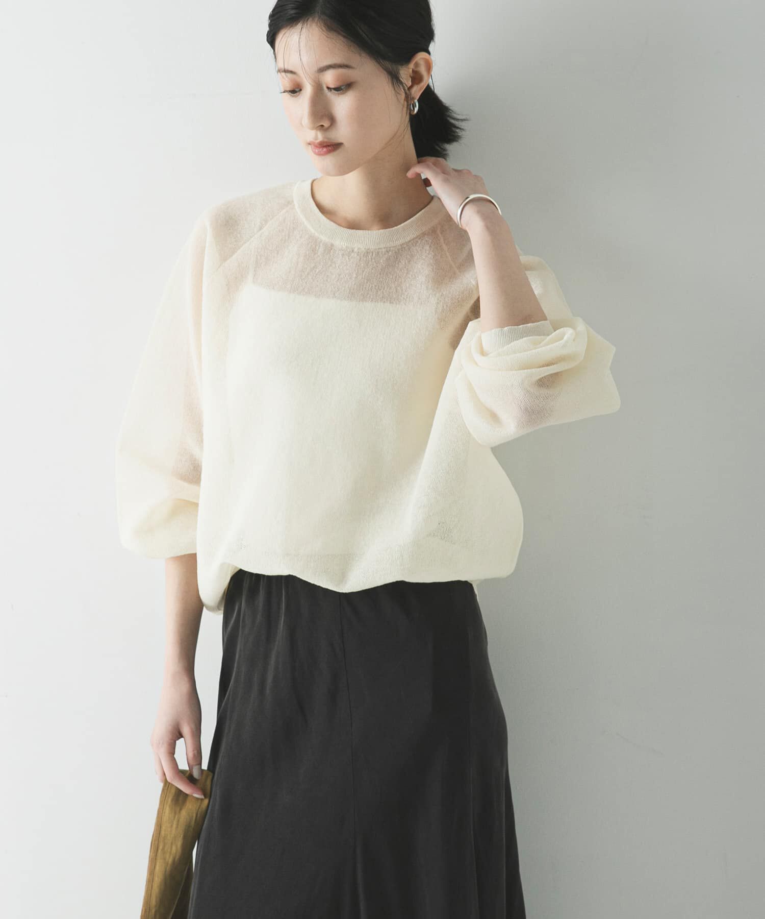 URBAN RESEARCH「リネン混スポンディッシュニット」|ニット・セーター|