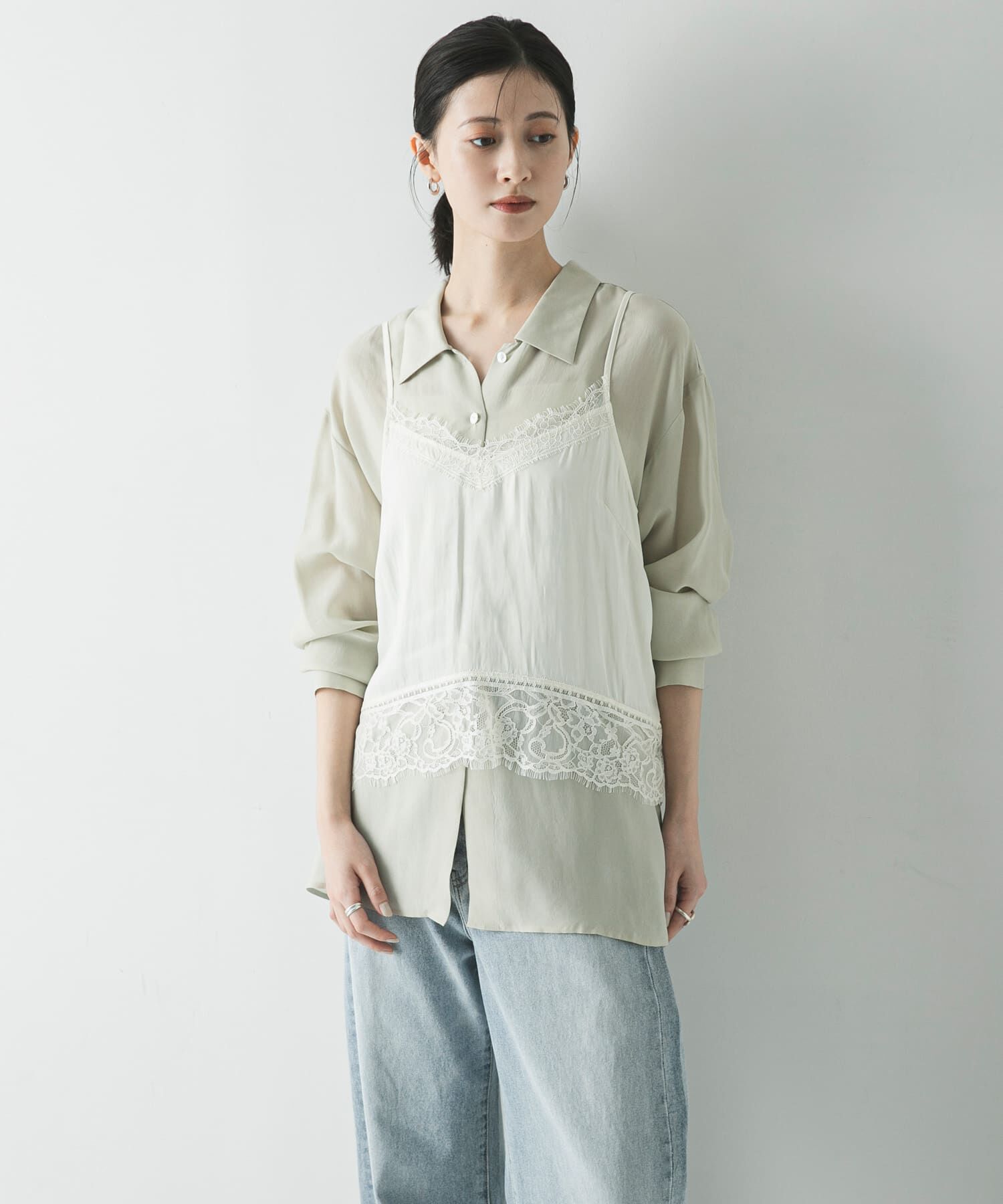 URBAN RESEARCH「レースキャミソール」|キャミソール|