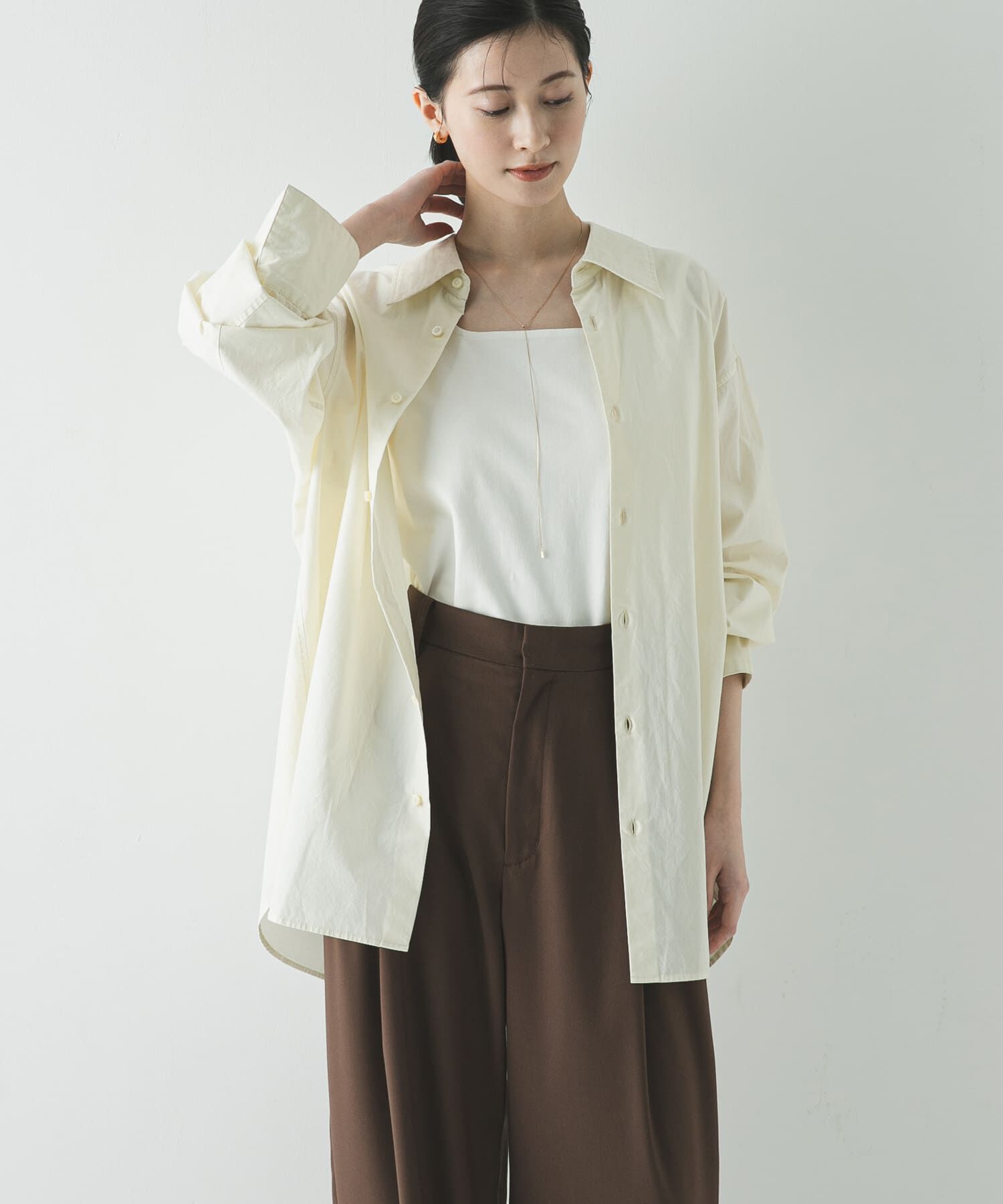 URBAN RESEARCH「ガーメントダイコットンオーバーシャツ」|シャツ・ブラウス|