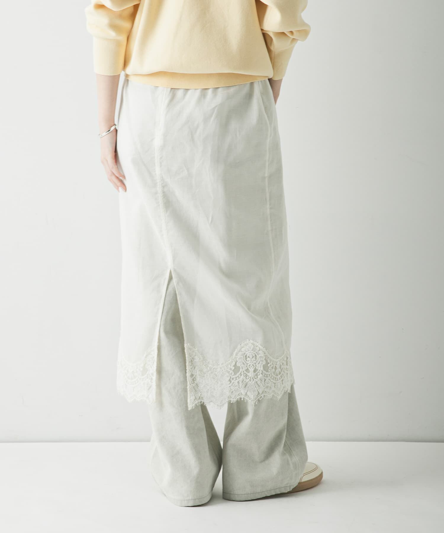 URBAN RESEARCH「レースシアースカート」|スカート|