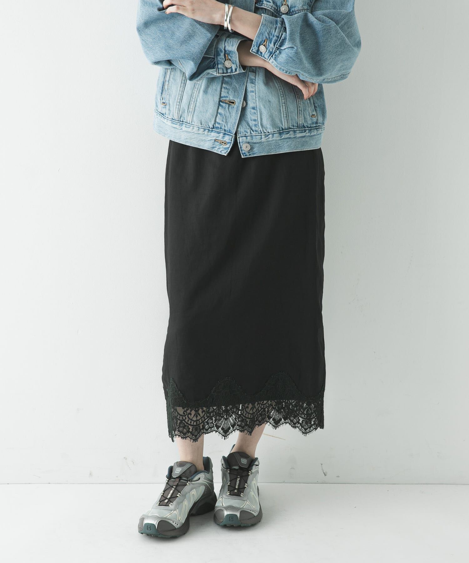 URBAN RESEARCH「レースシアースカート」|スカート|