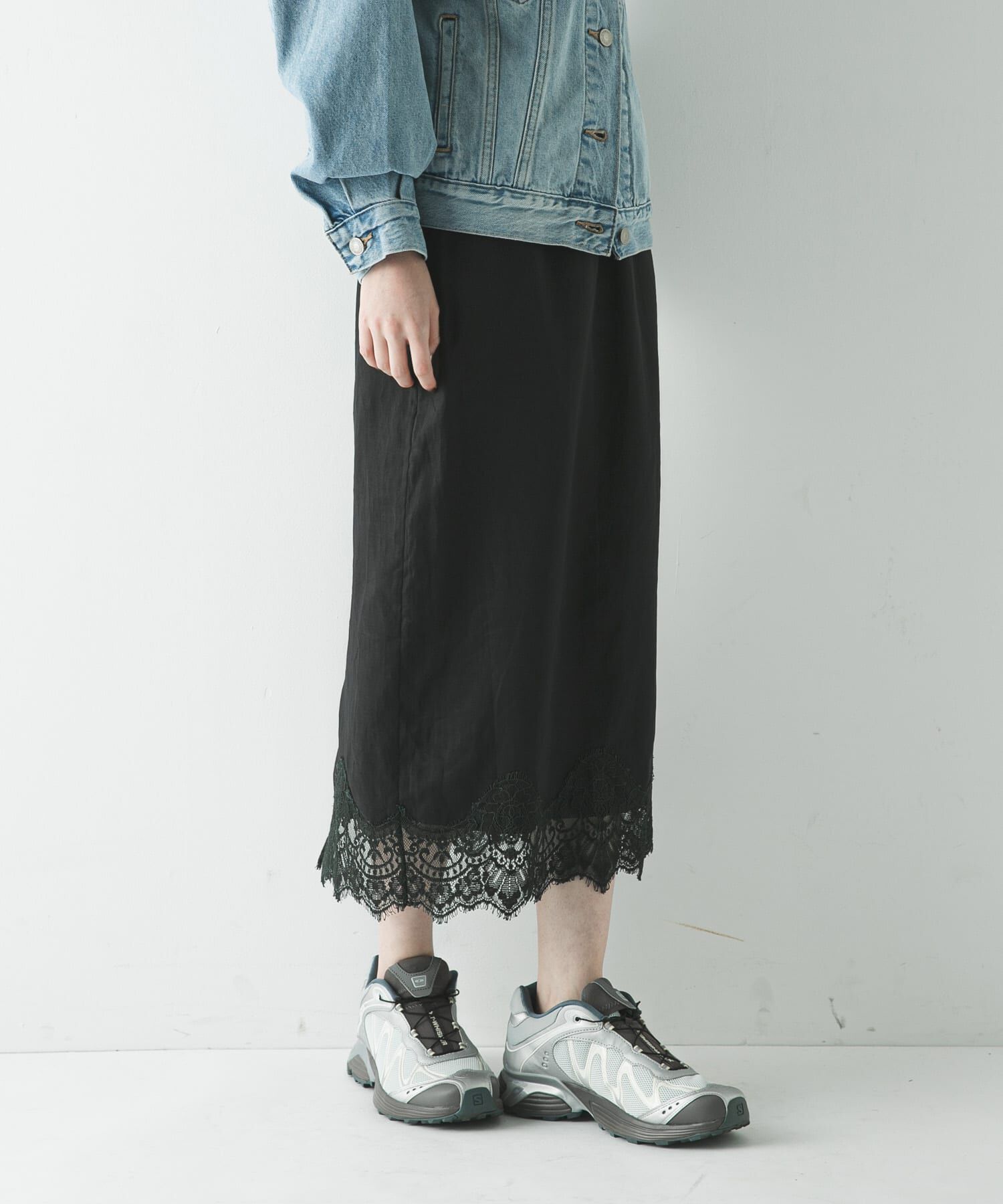 URBAN RESEARCH「レースシアースカート」|スカート|
