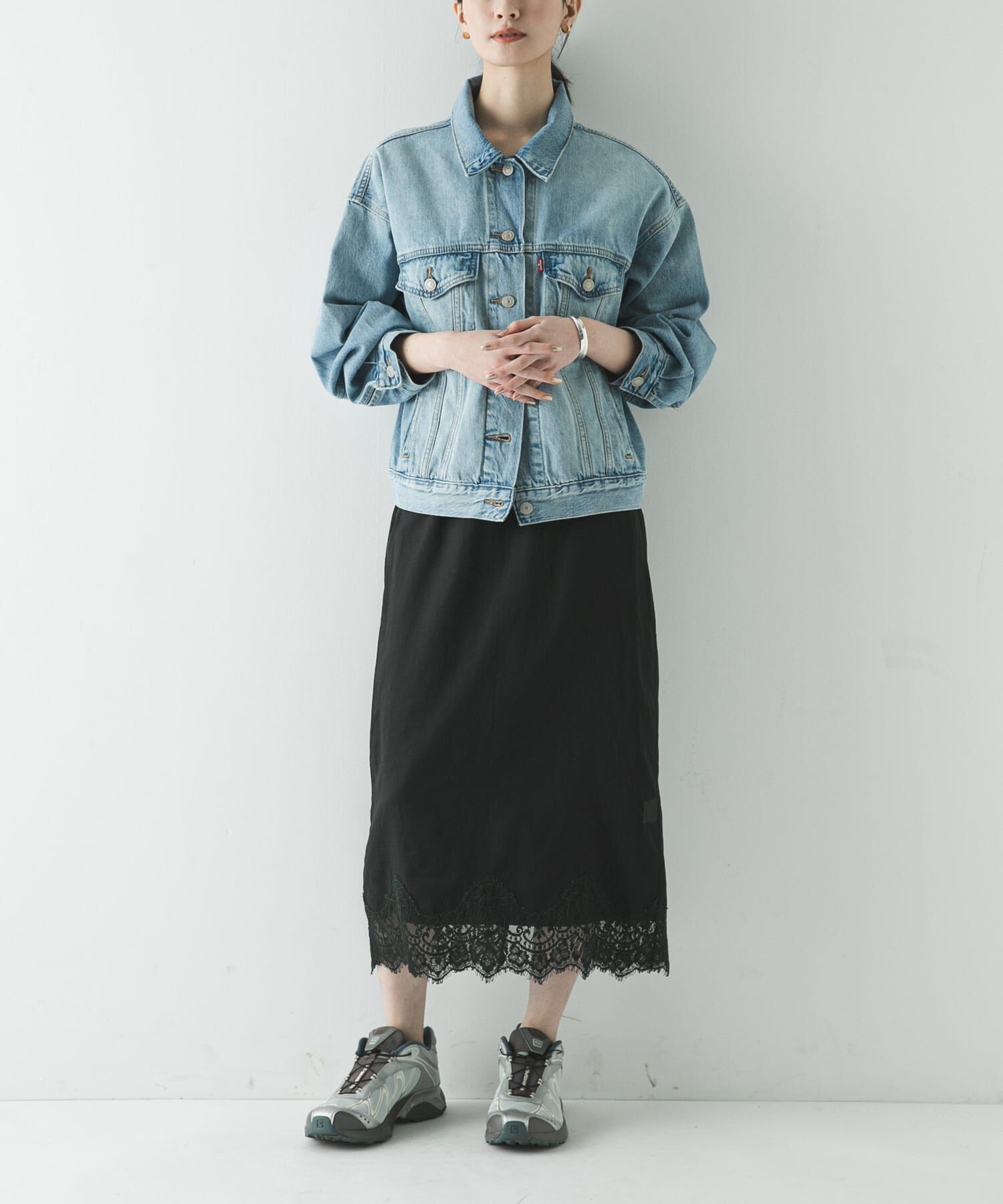 URBAN RESEARCH「レースシアースカート」|スカート|