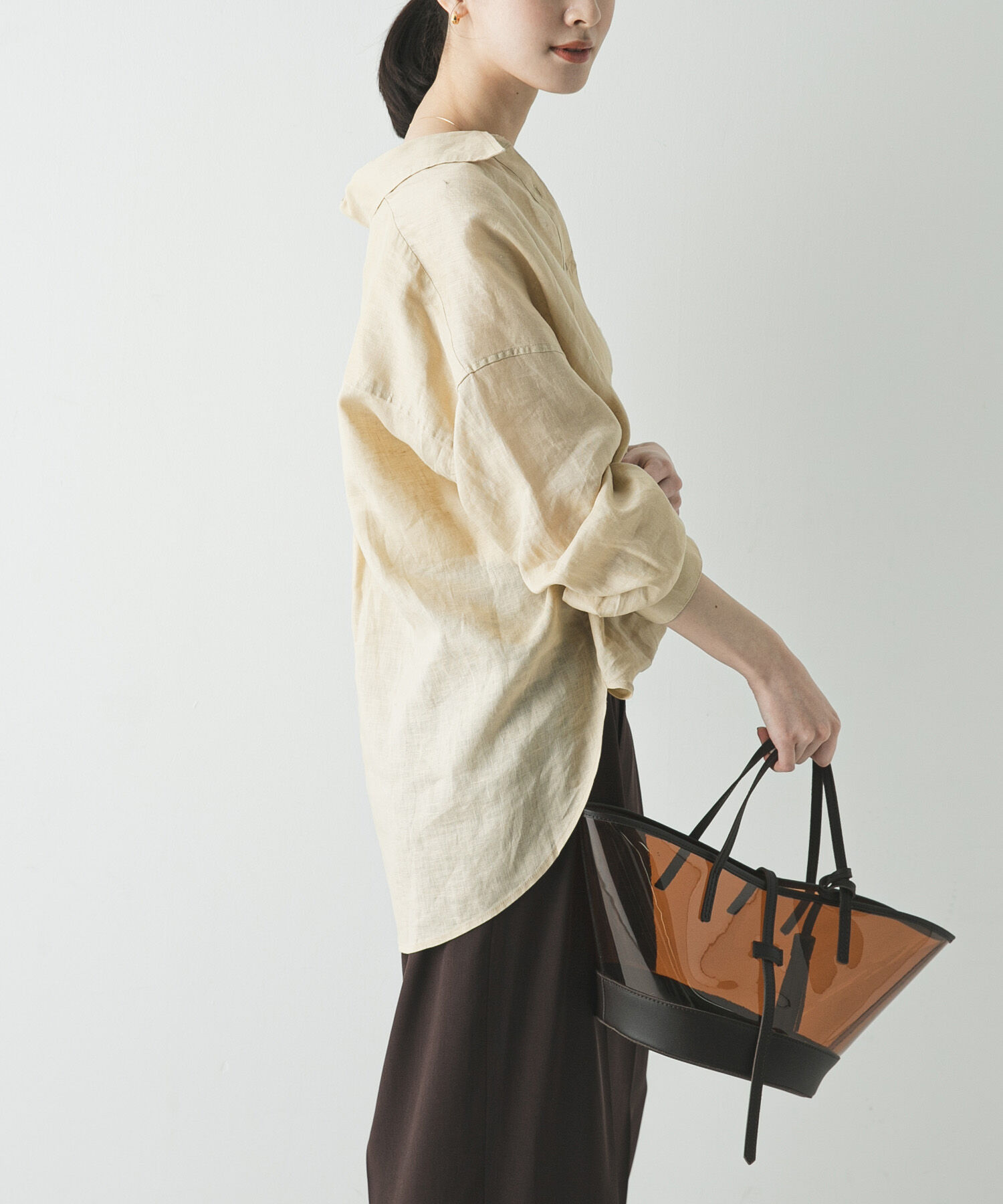 URBAN RESEARCH「リネン2WAYシャツ」|シャツ・ブラウス|