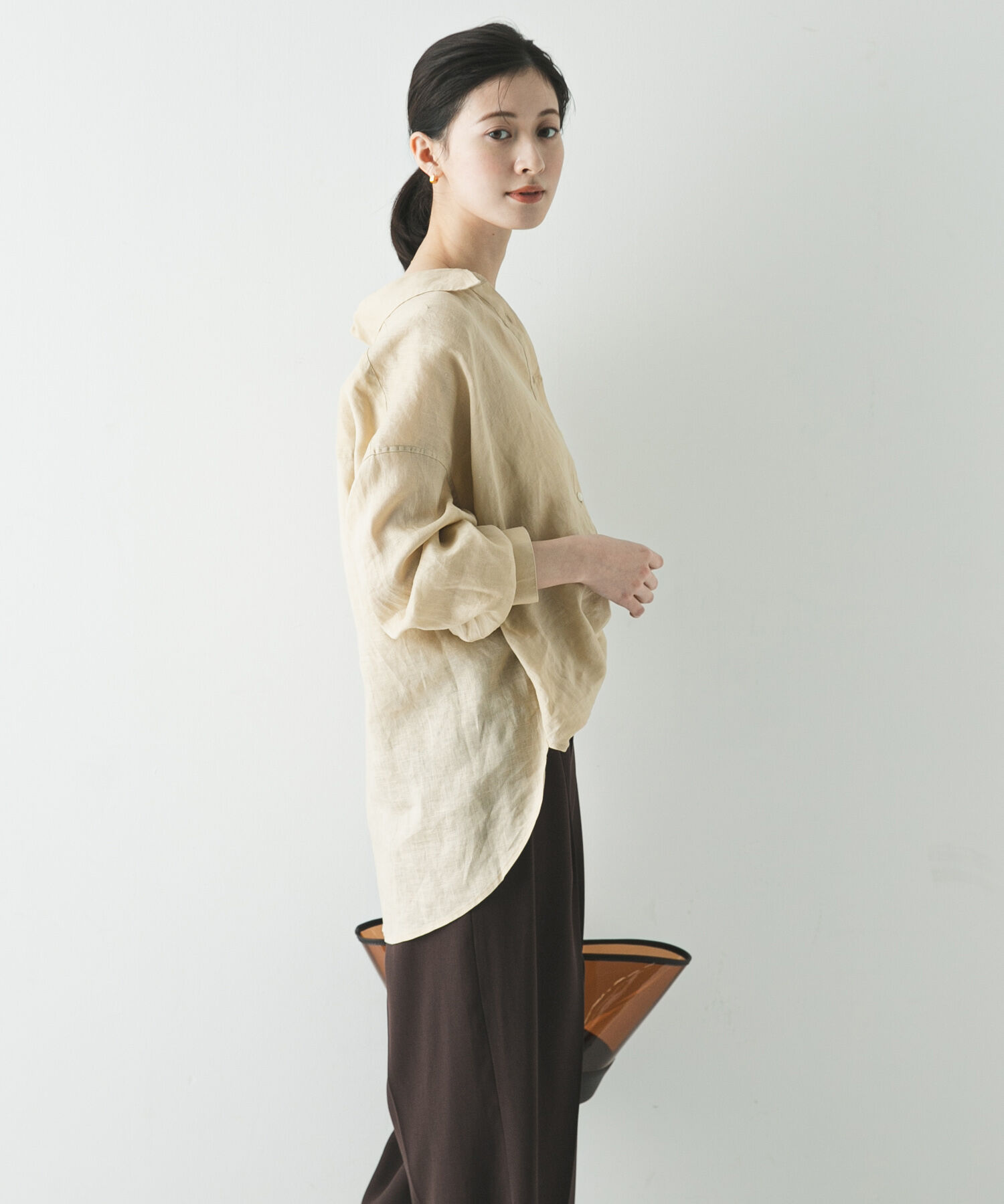 URBAN RESEARCH「リネン2WAYシャツ」|シャツ・ブラウス|
