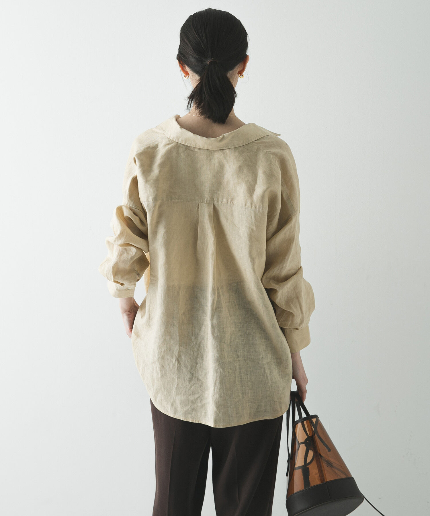 URBAN RESEARCH「リネン2WAYシャツ」|シャツ・ブラウス|