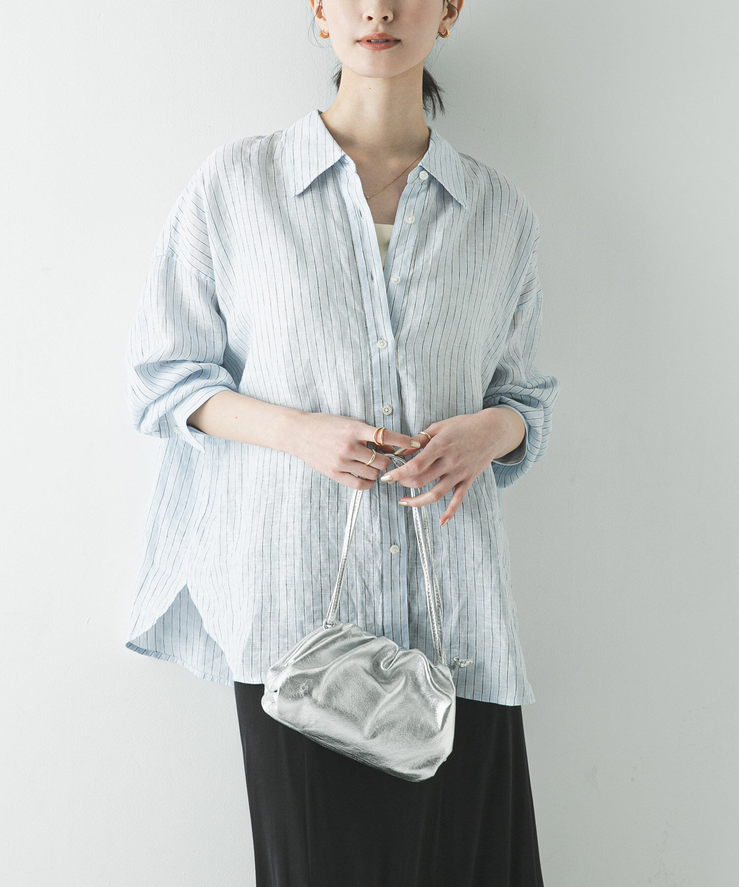 URBAN RESEARCH「リネン2WAYシャツ」|シャツ・ブラウス|