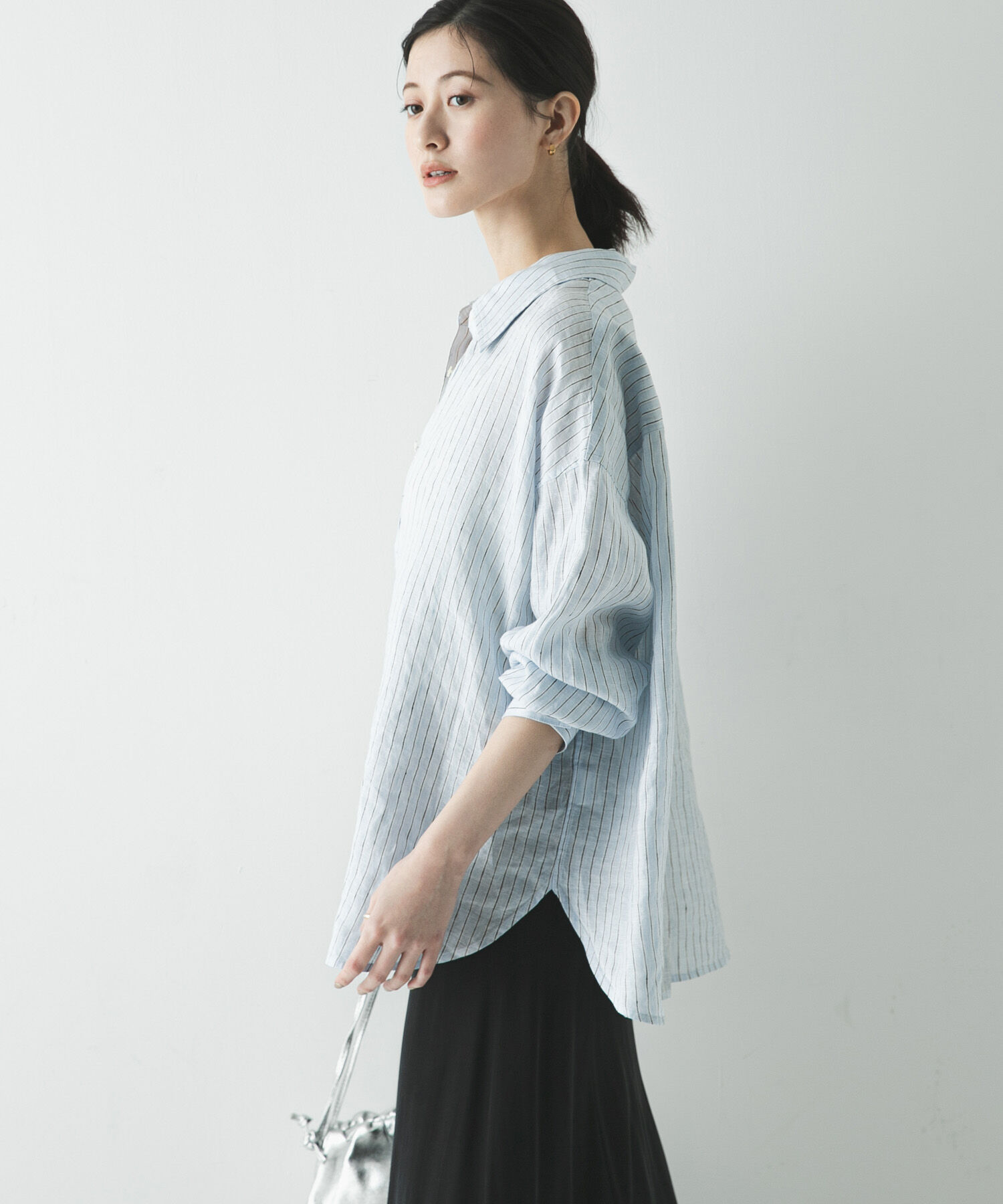 URBAN RESEARCH「リネン2WAYシャツ」|シャツ・ブラウス|