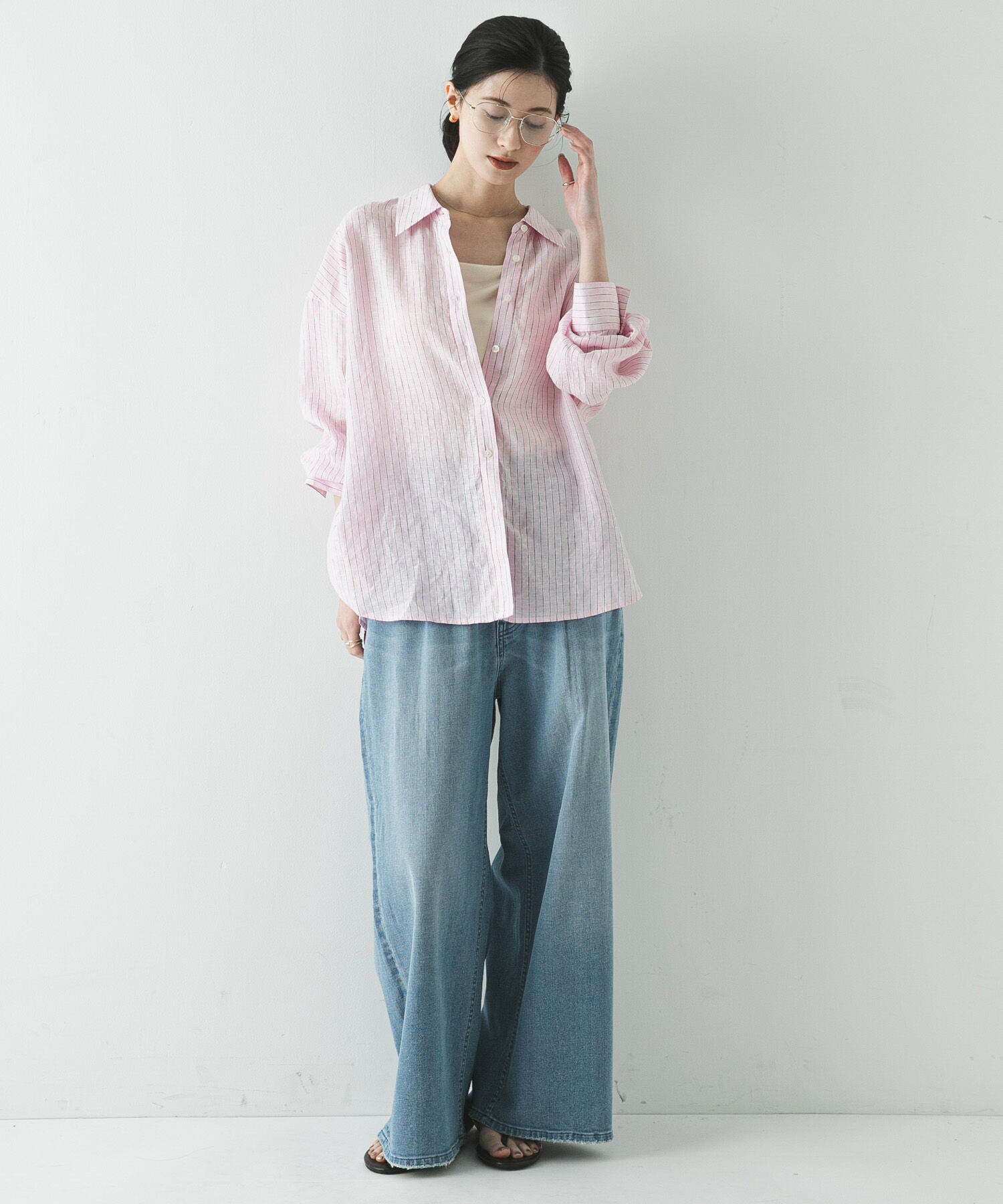 URBAN RESEARCH「リネン2WAYシャツ」|シャツ・ブラウス|