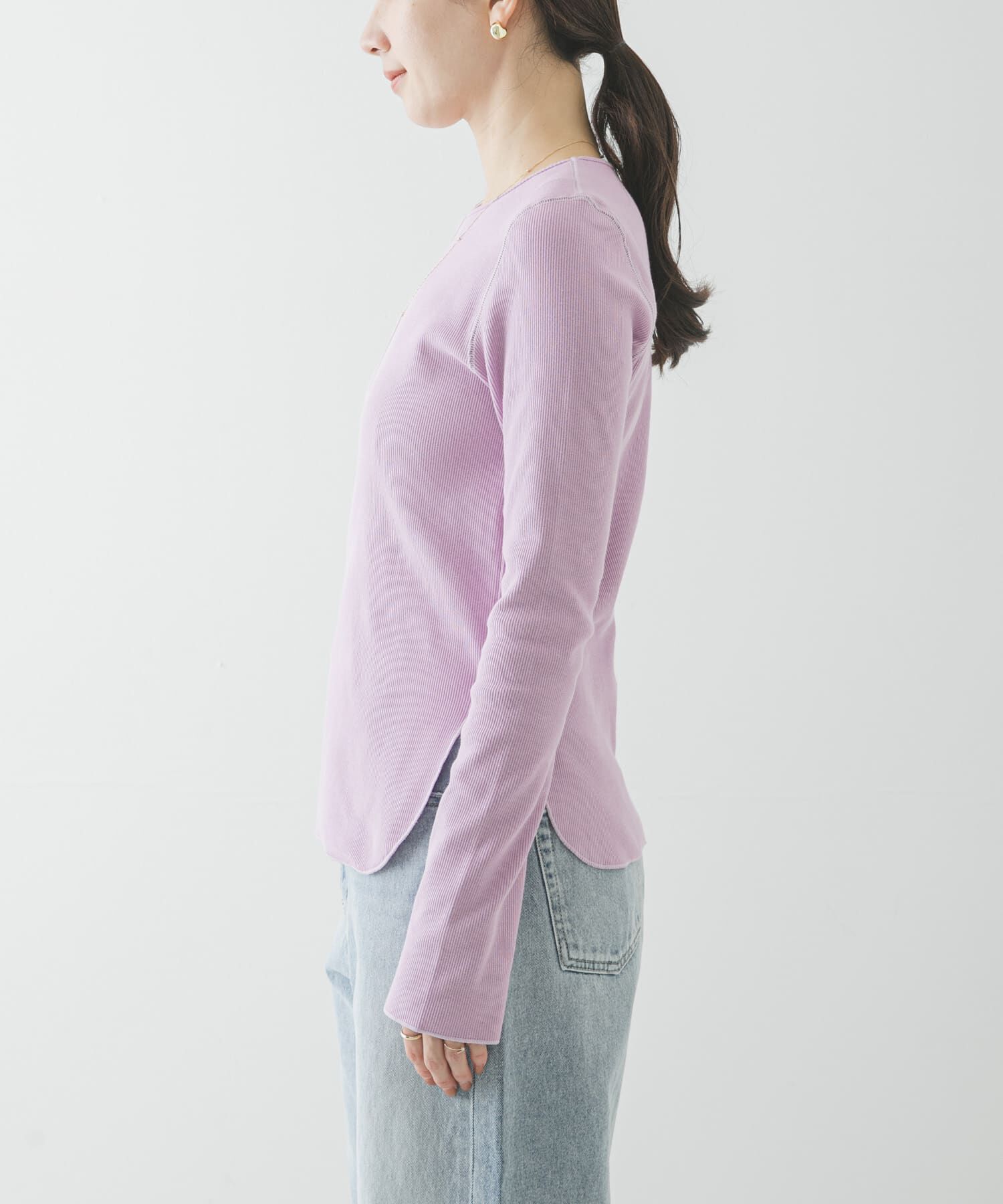 URBAN RESEARCH「ストレッチリブカットソー」|Tシャツ・カットソー|