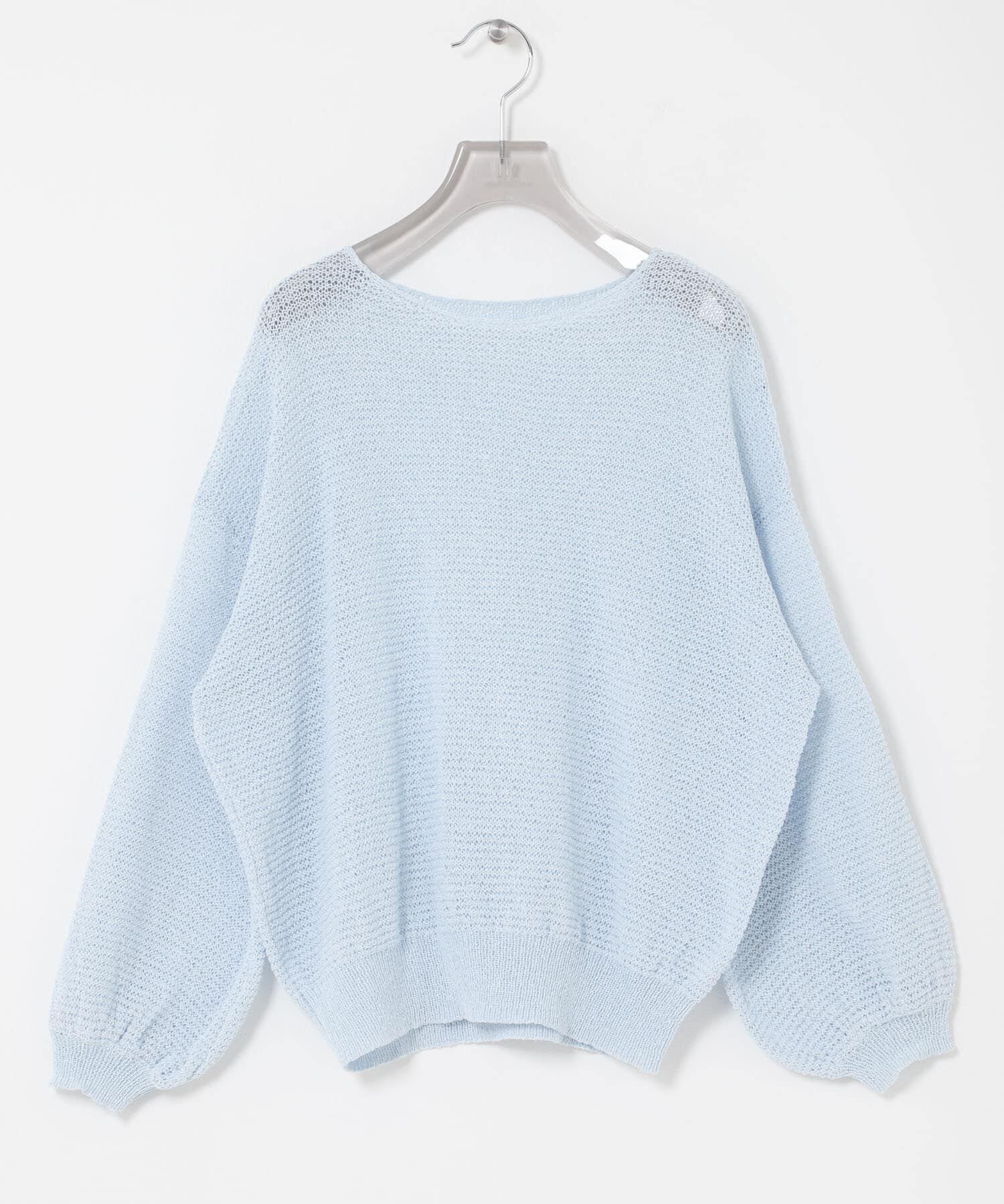 URBAN RESEARCH「ペーパーヤーンボートネックニット」|ニット・セーター|