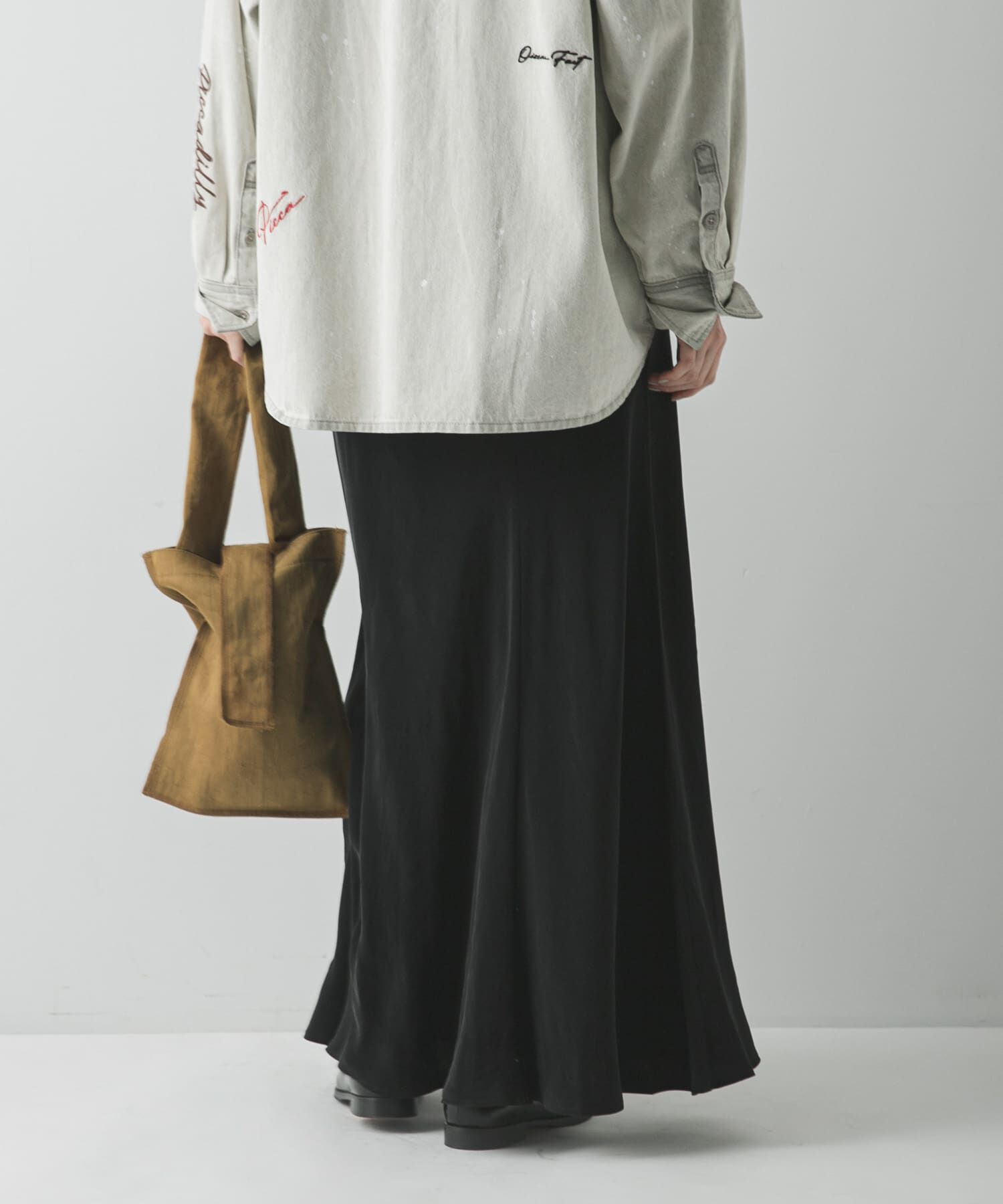 URBAN RESEARCH「キュプラバイアススカート」|スカート|