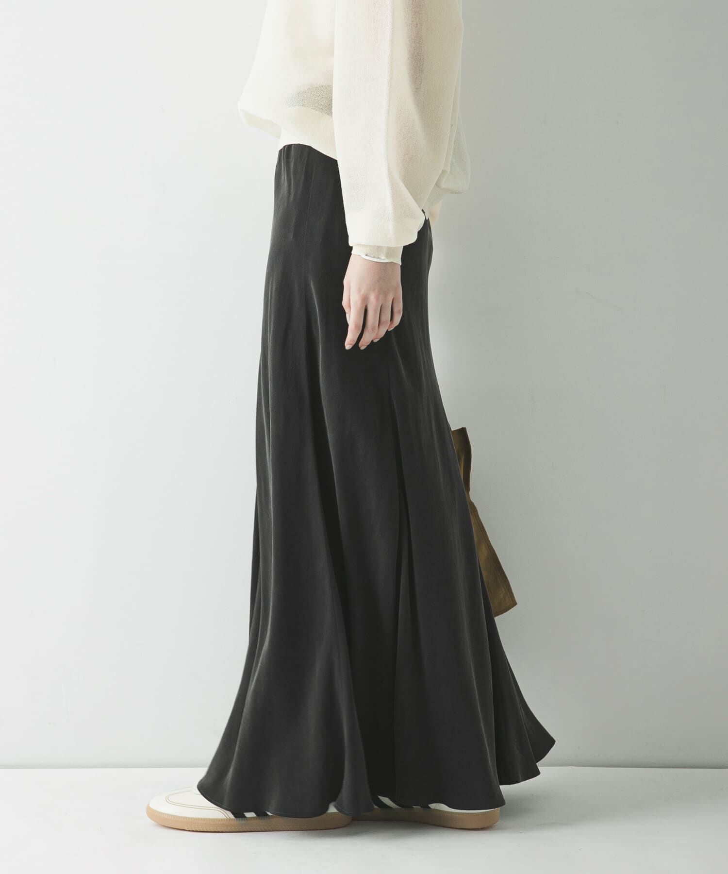 URBAN RESEARCH「キュプラバイアススカート」|スカート|