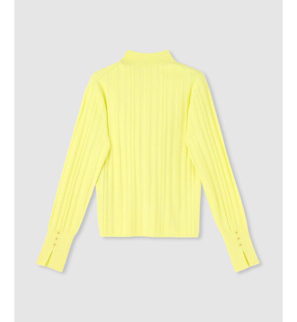 allureville「ストライプモックネックプルオーバー」|ニット・セーター|