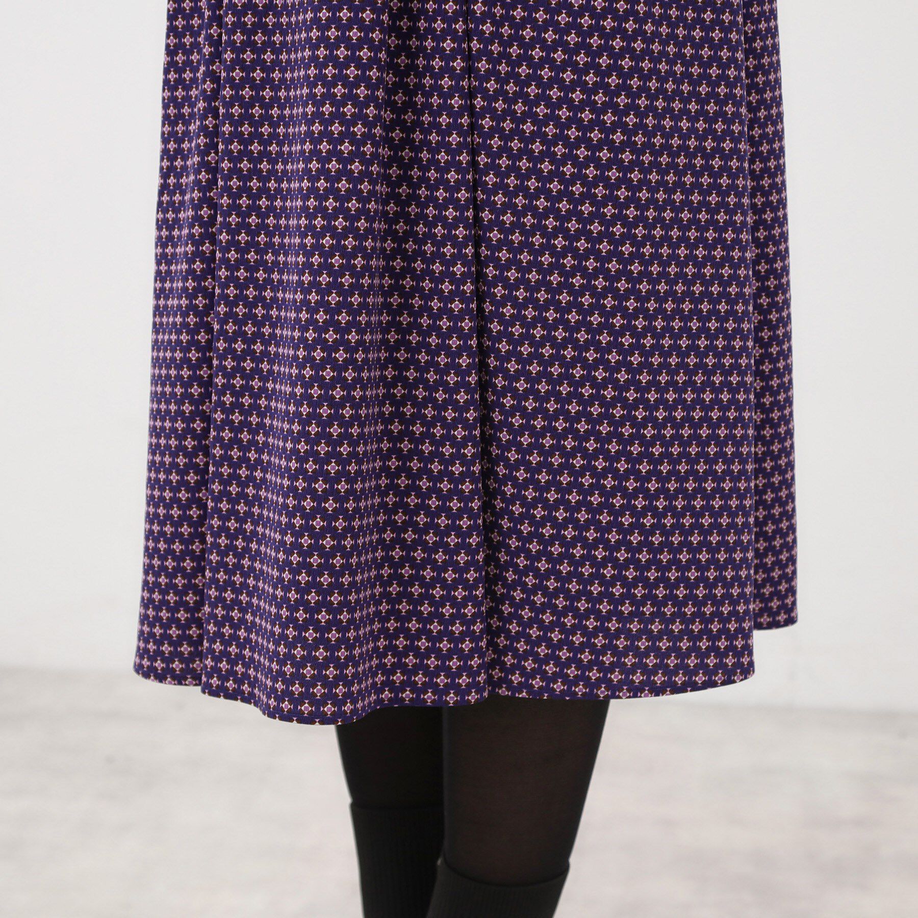 Reflect「【通勤にもお出かけにも◎】ジオメプリントクラシカルワンピース」|ワンピース|