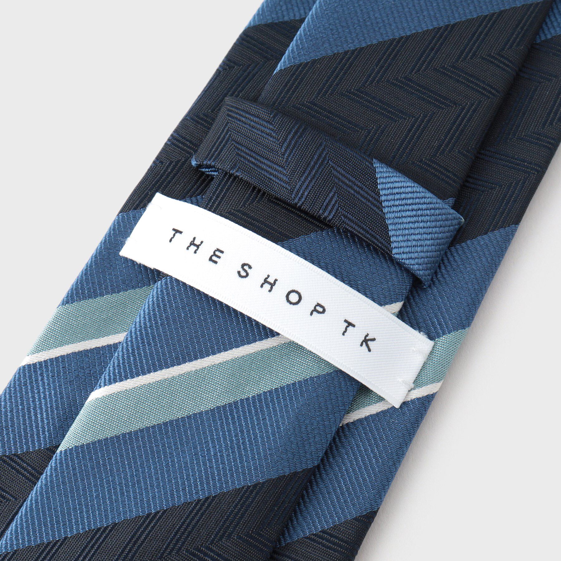 THE SHOP TK「ストラップ柄ネクタイ ヘリンボン／レジメンタル」|ネクタイ・蝶ネクタイ|