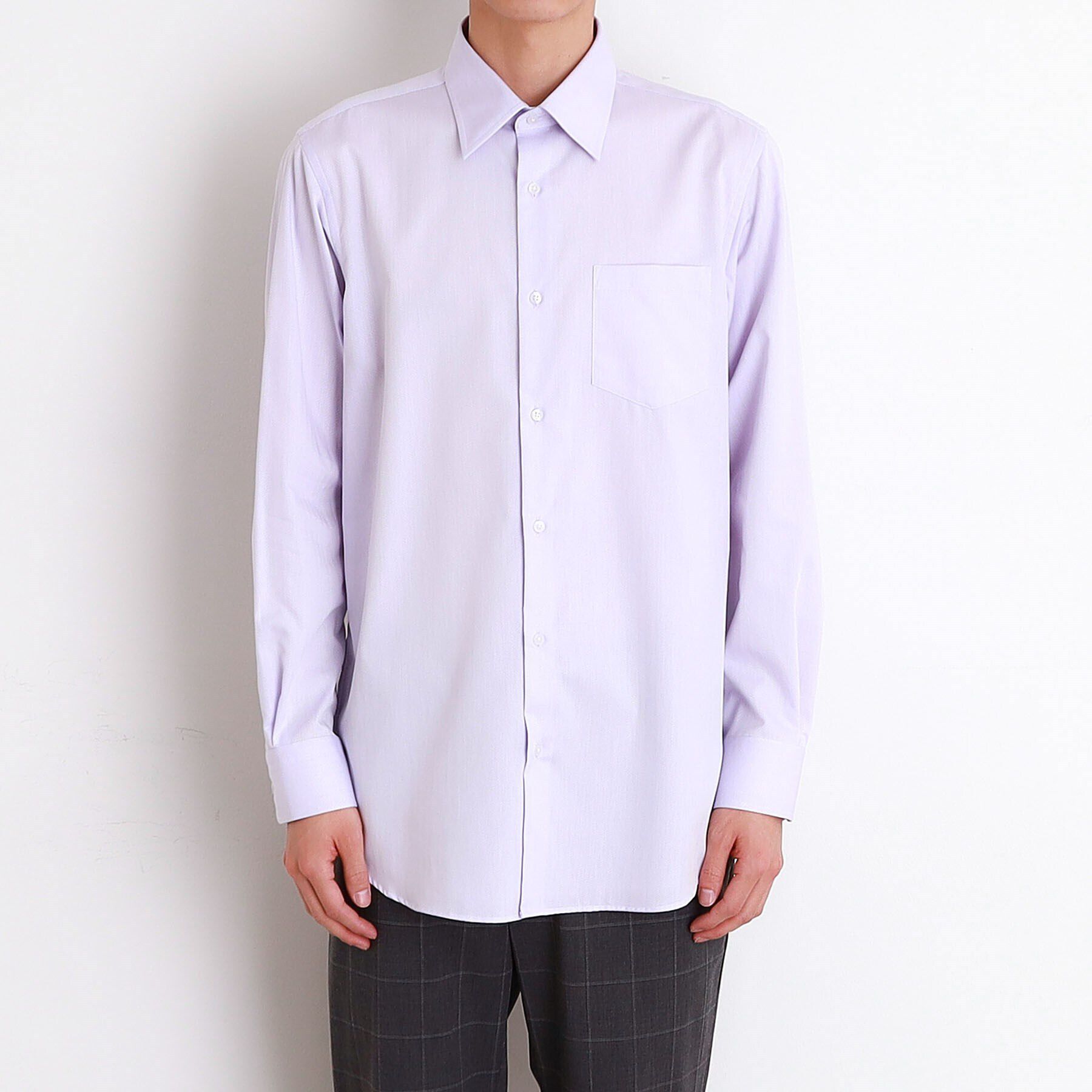 THE SHOP TK「ドレスへリンボンシャツ」|シャツ・ブラウス|