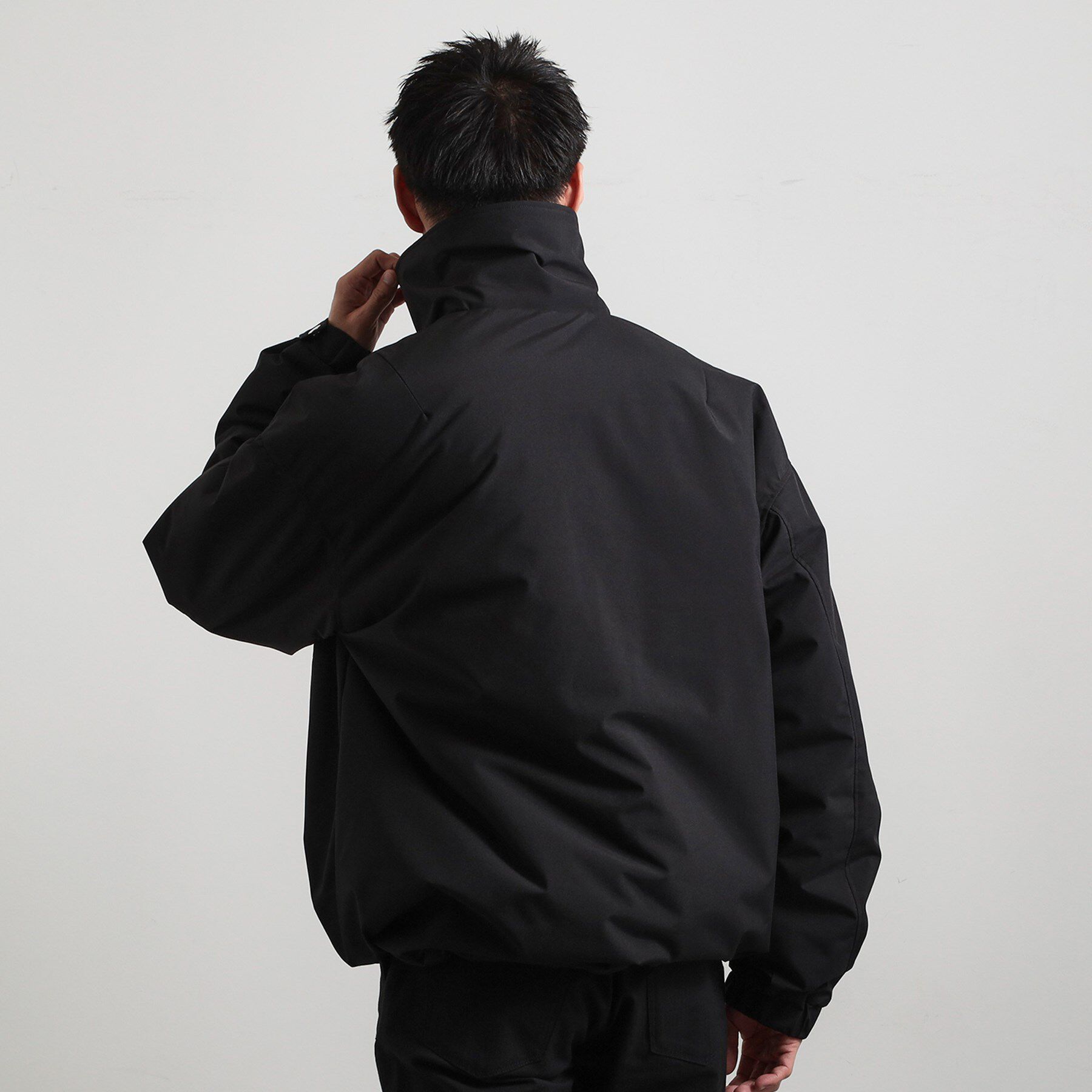 THE SHOP TK「【洗濯機可】きれいめにもカジュアルにも スタンドネックジップブルゾン」|ブルゾン・スタジャン|