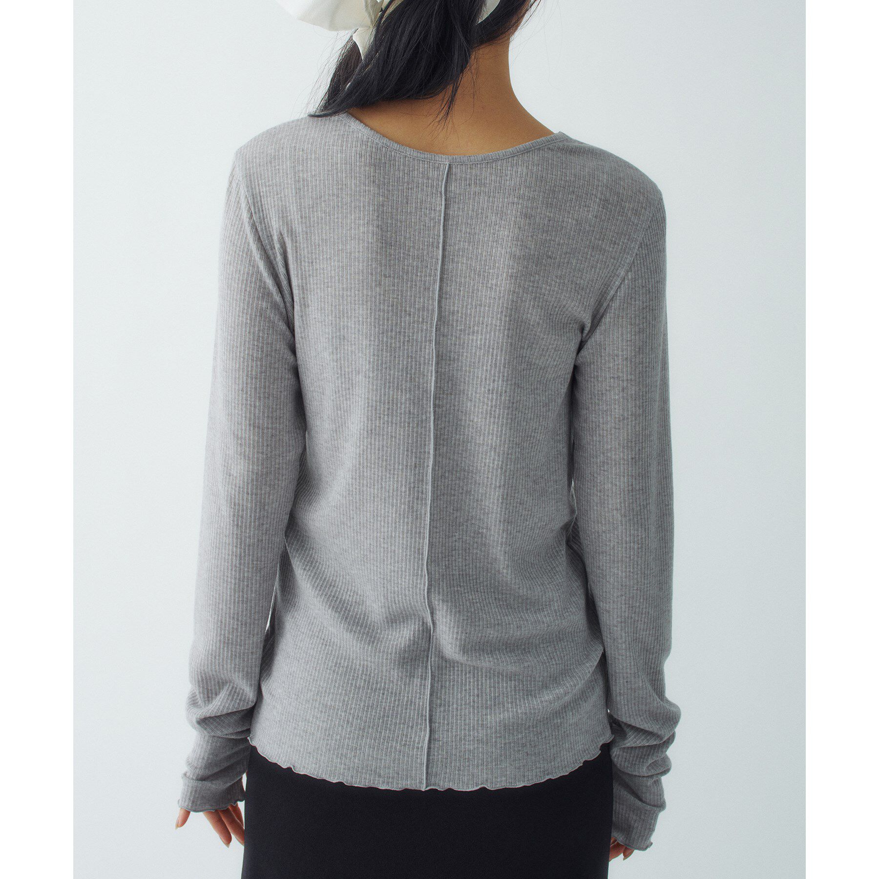 CODE A「twist sheer rib LS」|Tシャツ・カットソー|