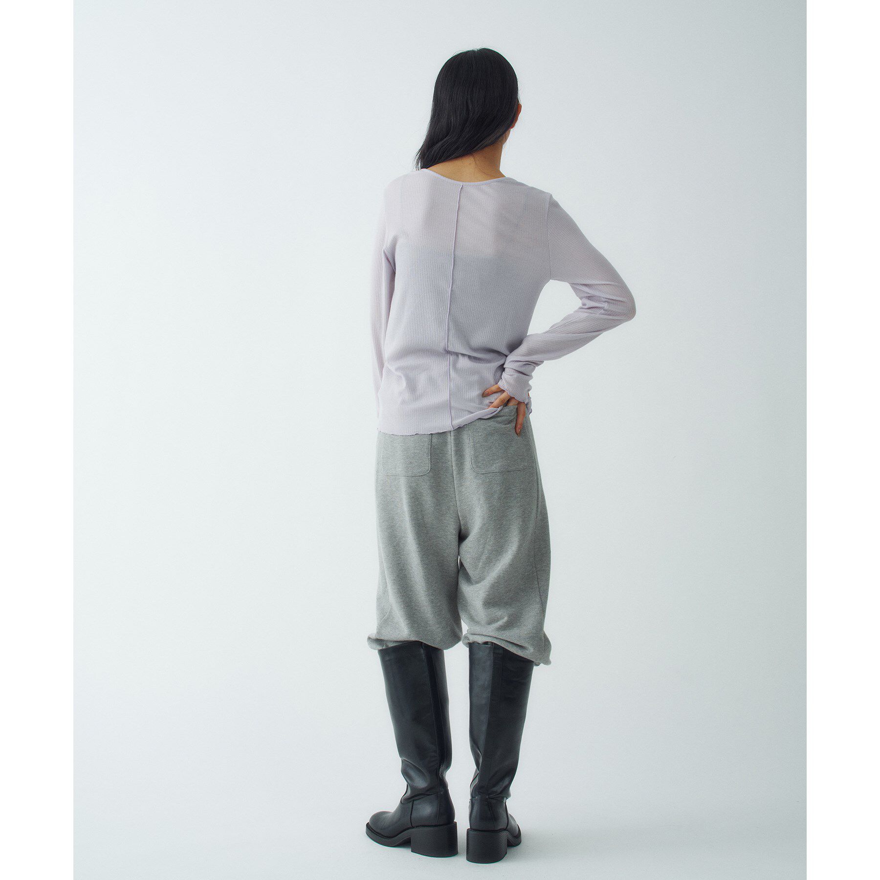 CODE A「twist sheer rib LS」|Tシャツ・カットソー|