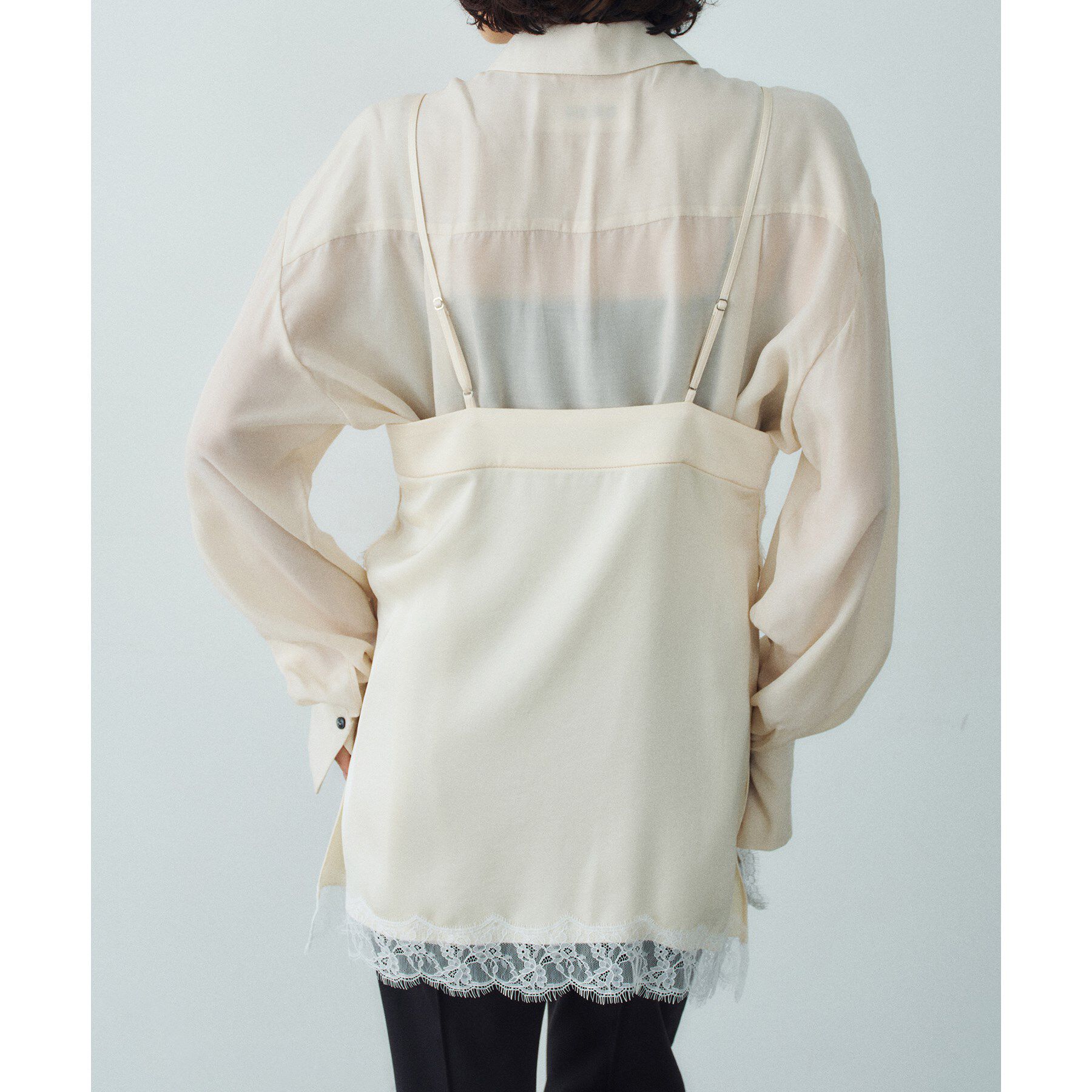 CODE A「lingerie mood lace cami」|シャツ・ブラウス|