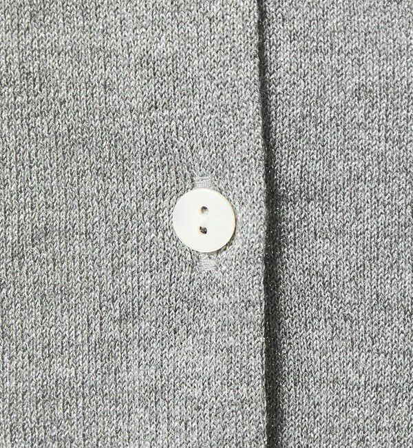 UNITED ARROWS green label relaxing「ラメ フォルム ハーフスリーブ ニット カーディガン ウォッシャブル」|カーディガン|