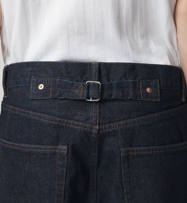 MONKEY TIME「デニム シンチ バックル スーパー バギー パンツ」|チノ|