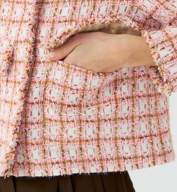 Ballsey「Parfait クルーネックジャケット」|ノーカラージャケット|