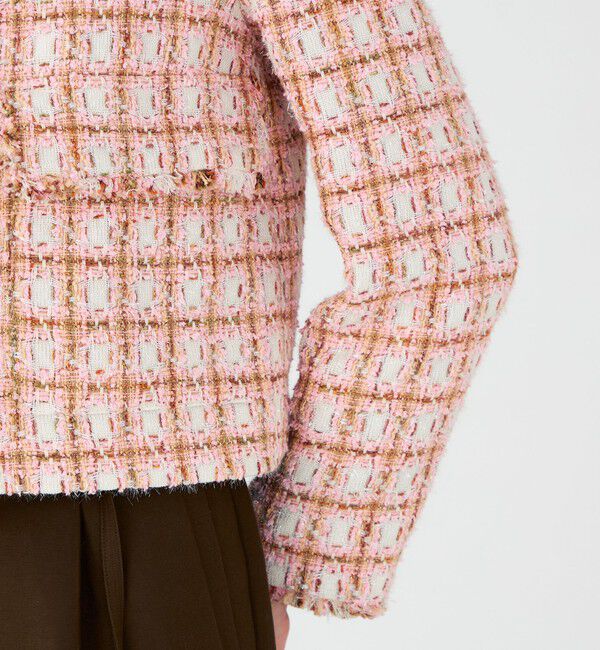 Ballsey「Parfait クルーネックジャケット」|ノーカラージャケット|