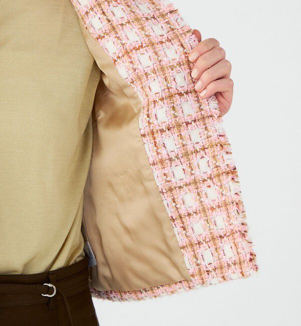 Ballsey「Parfait クルーネックジャケット」|ノーカラージャケット|